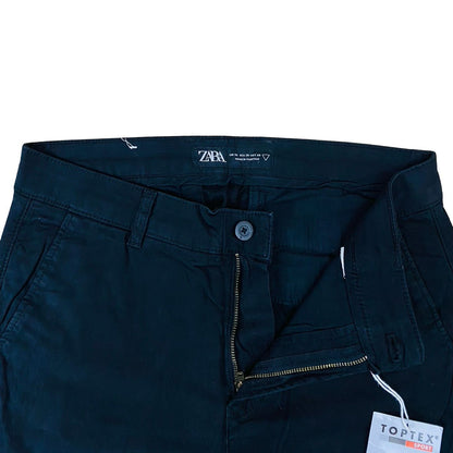 Black Cotton Chino [Waist 30” Length 40”]