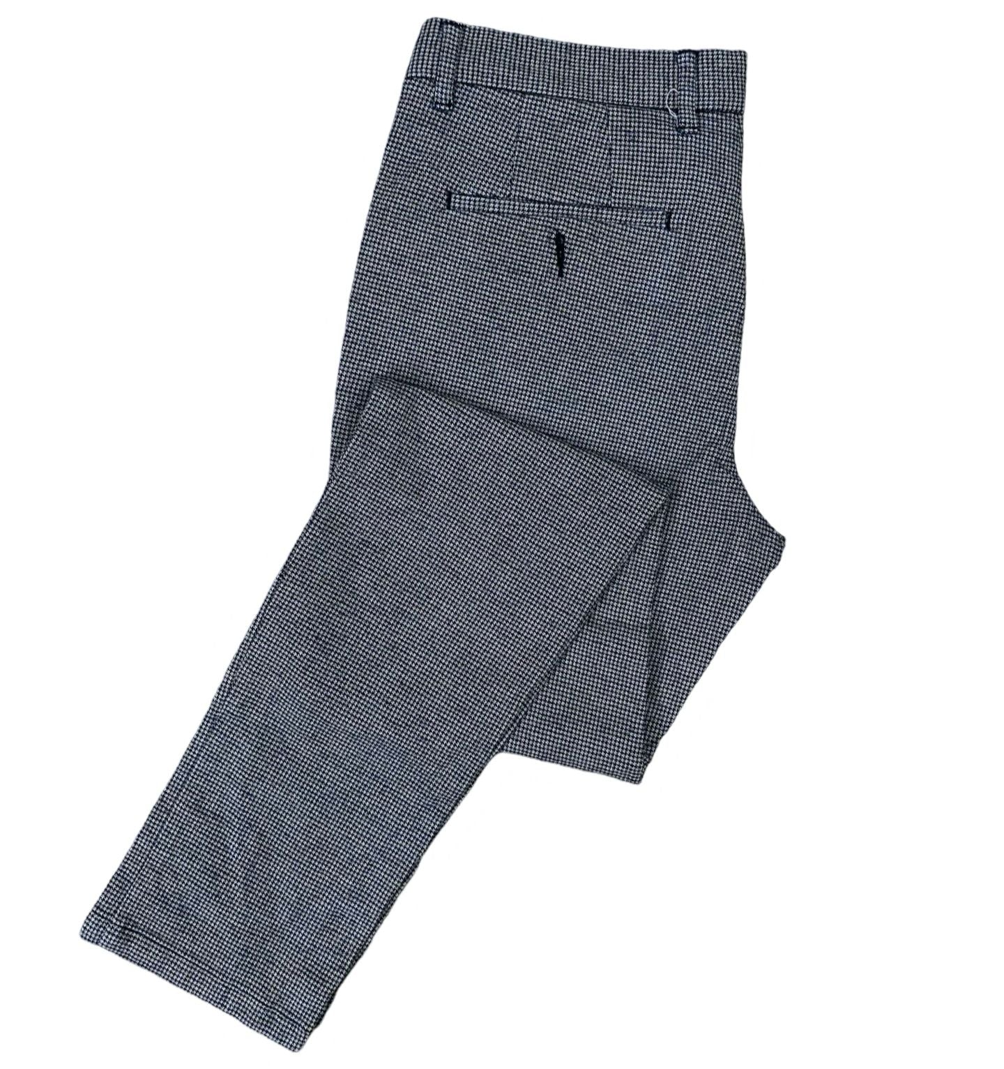 Grey texture Cotton Chino [Waist 30” Length 39.5”]