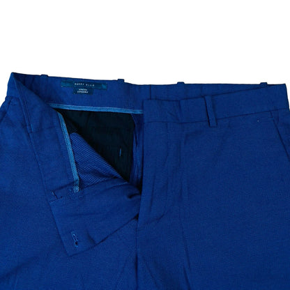 Royal Blue texture Pant [Waist 34” Length 40”]