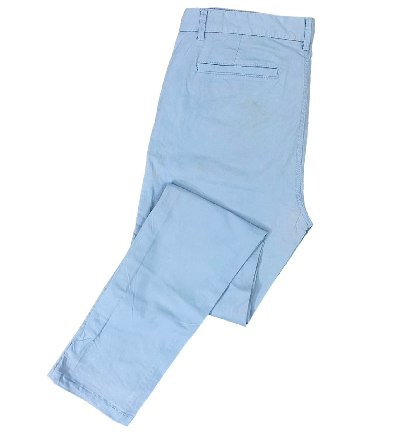 Ice Blue Chino [Waist 34” Length 41”]