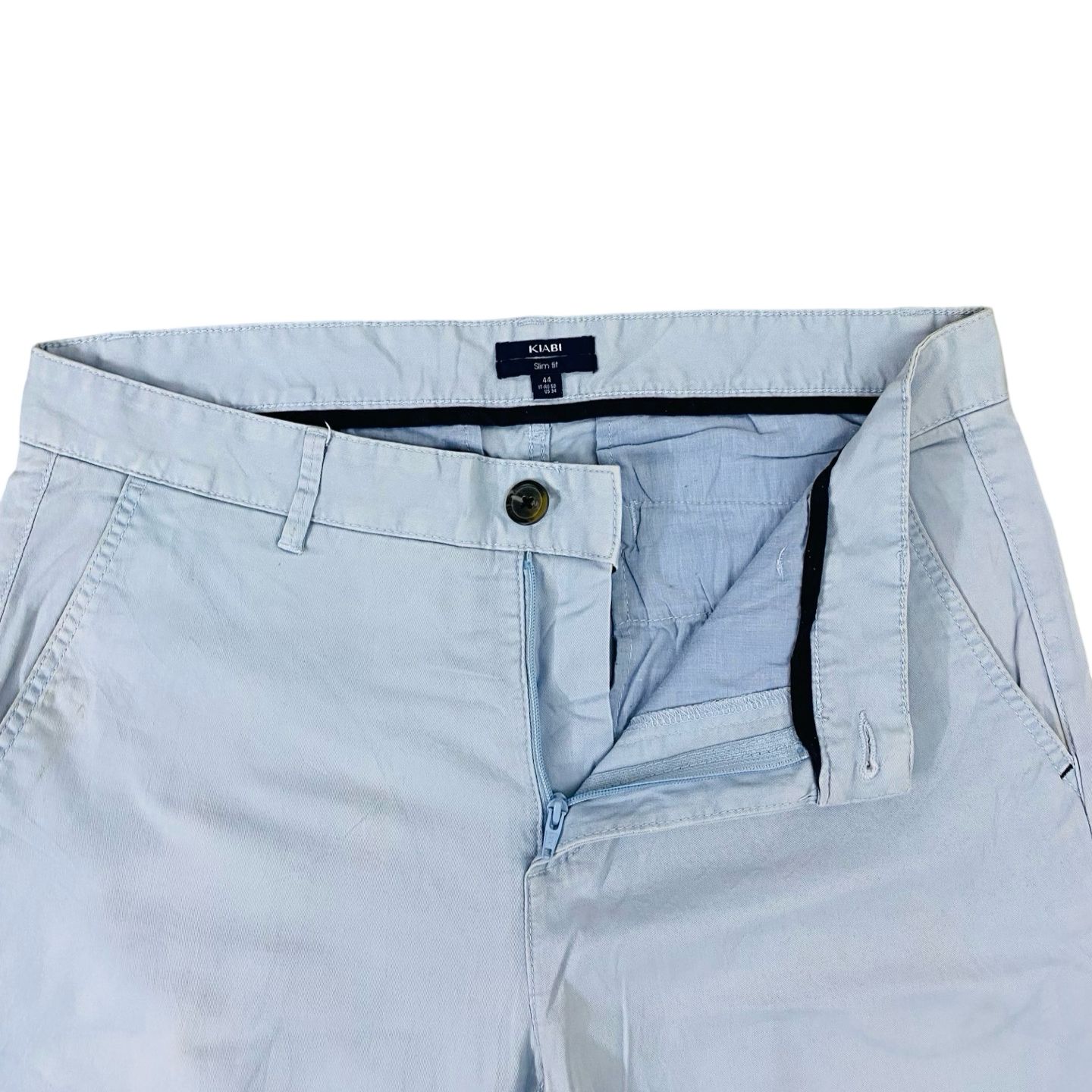 Ice Blue Chino [Waist 34” Length 41”]