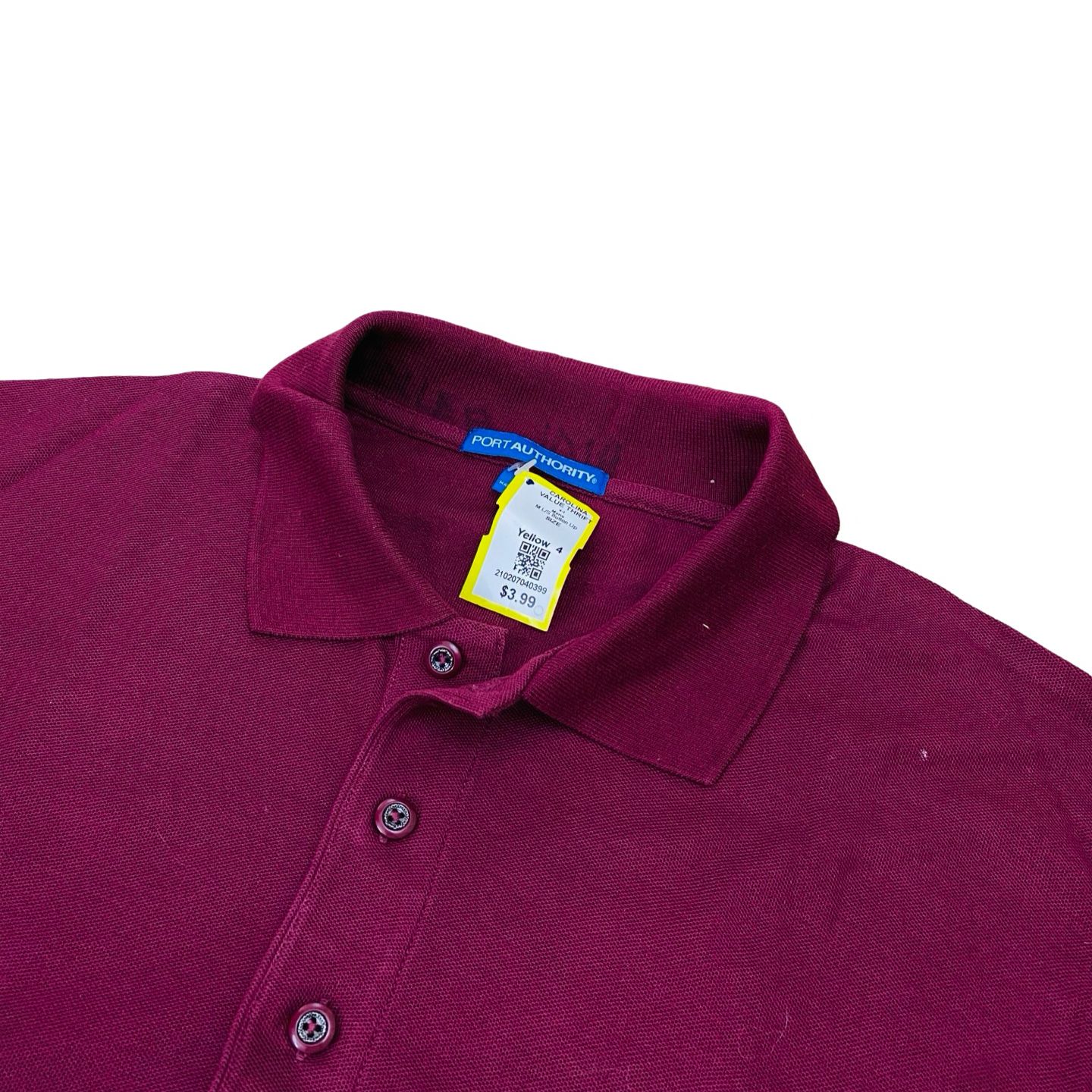 Port Authority - Maroon Winter Polo - Small [Chest 20.5”]