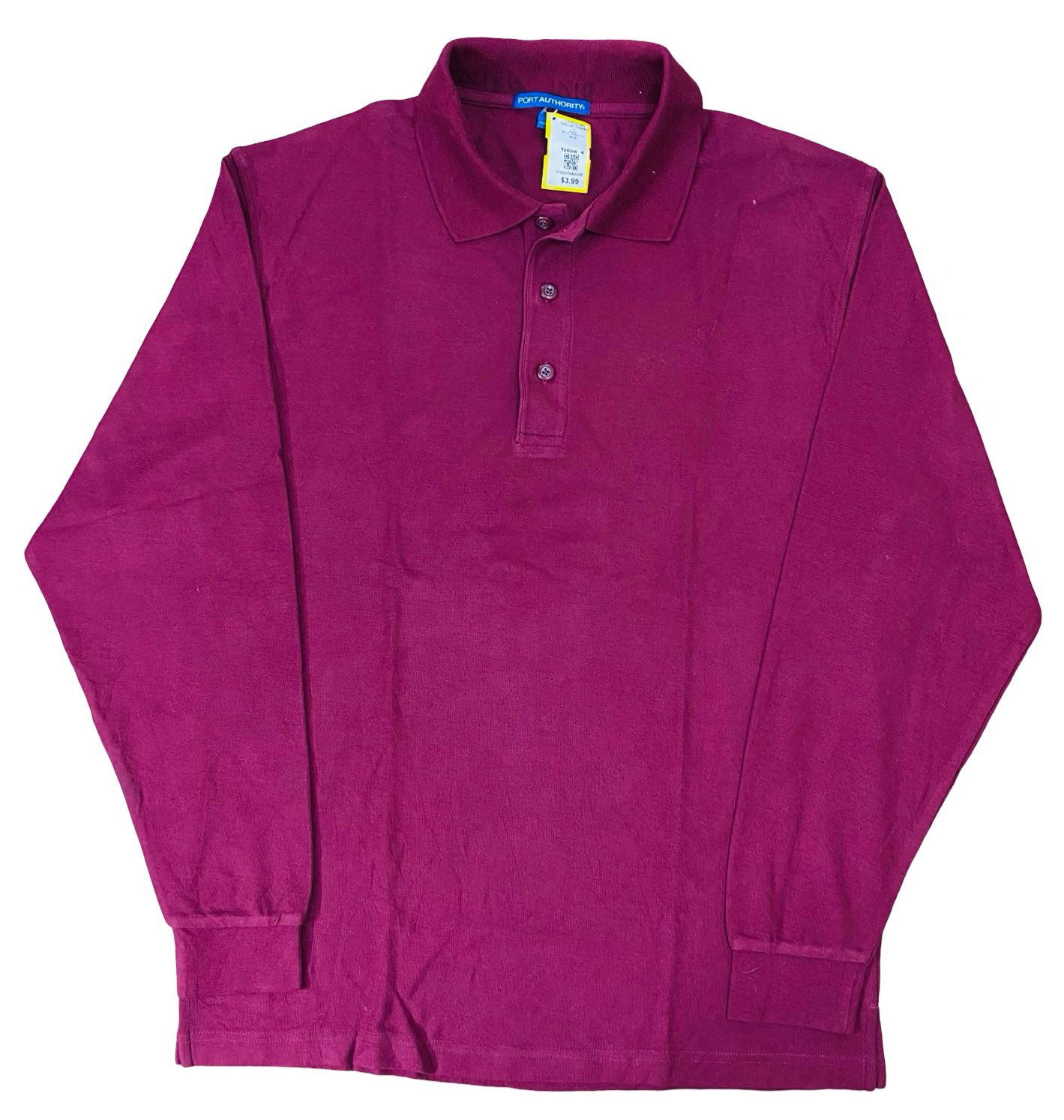 Port Authority - Maroon Winter Polo - Small [Chest 20.5”]