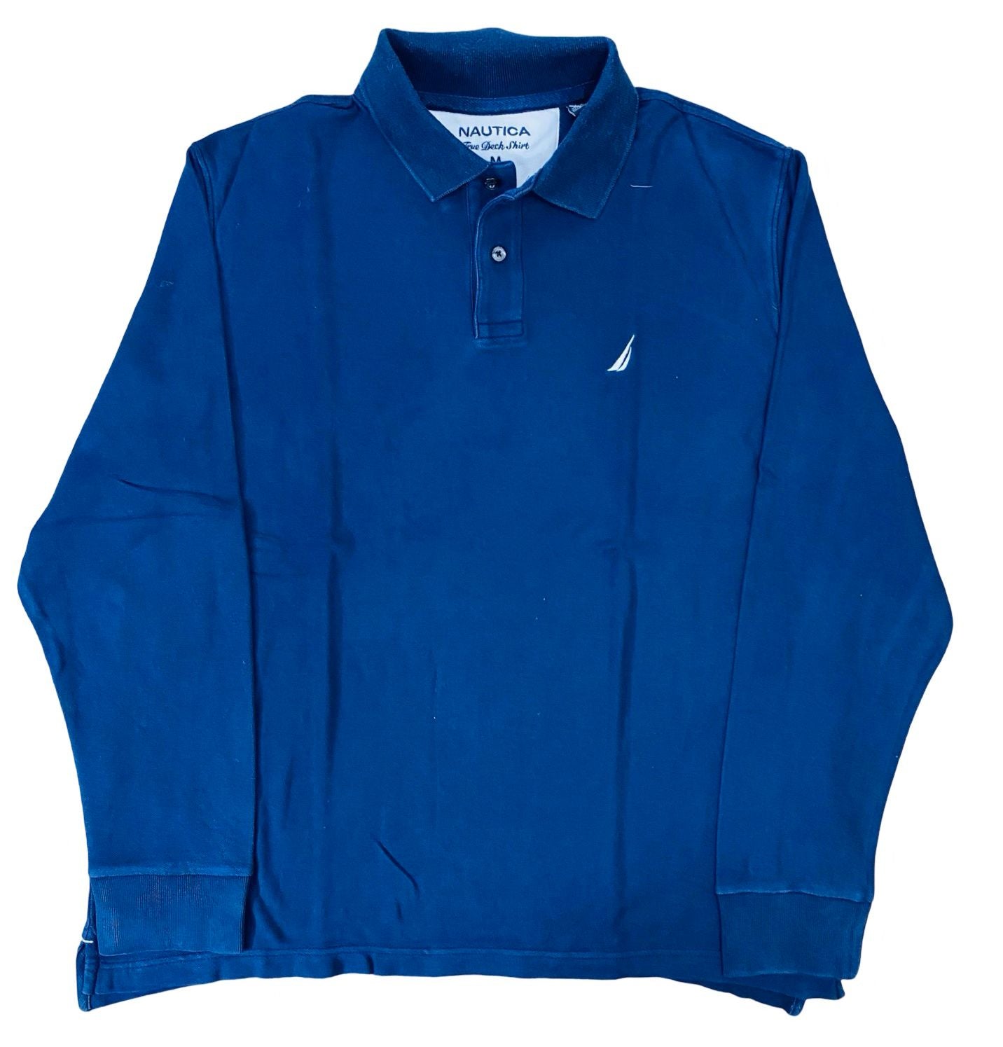 Nautica - Navy Blue Winter Polo - Large [Chest 23.5”]