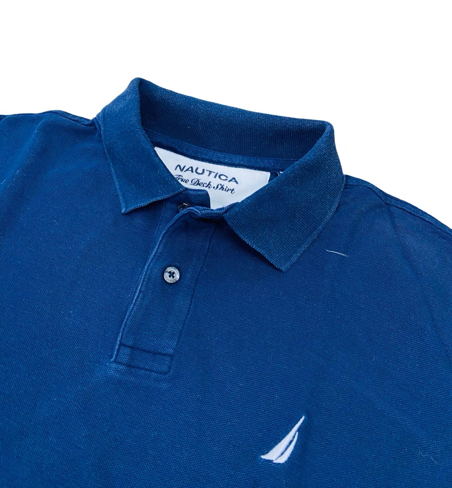 Nautica - Navy Blue Winter Polo - Large [Chest 23.5”]