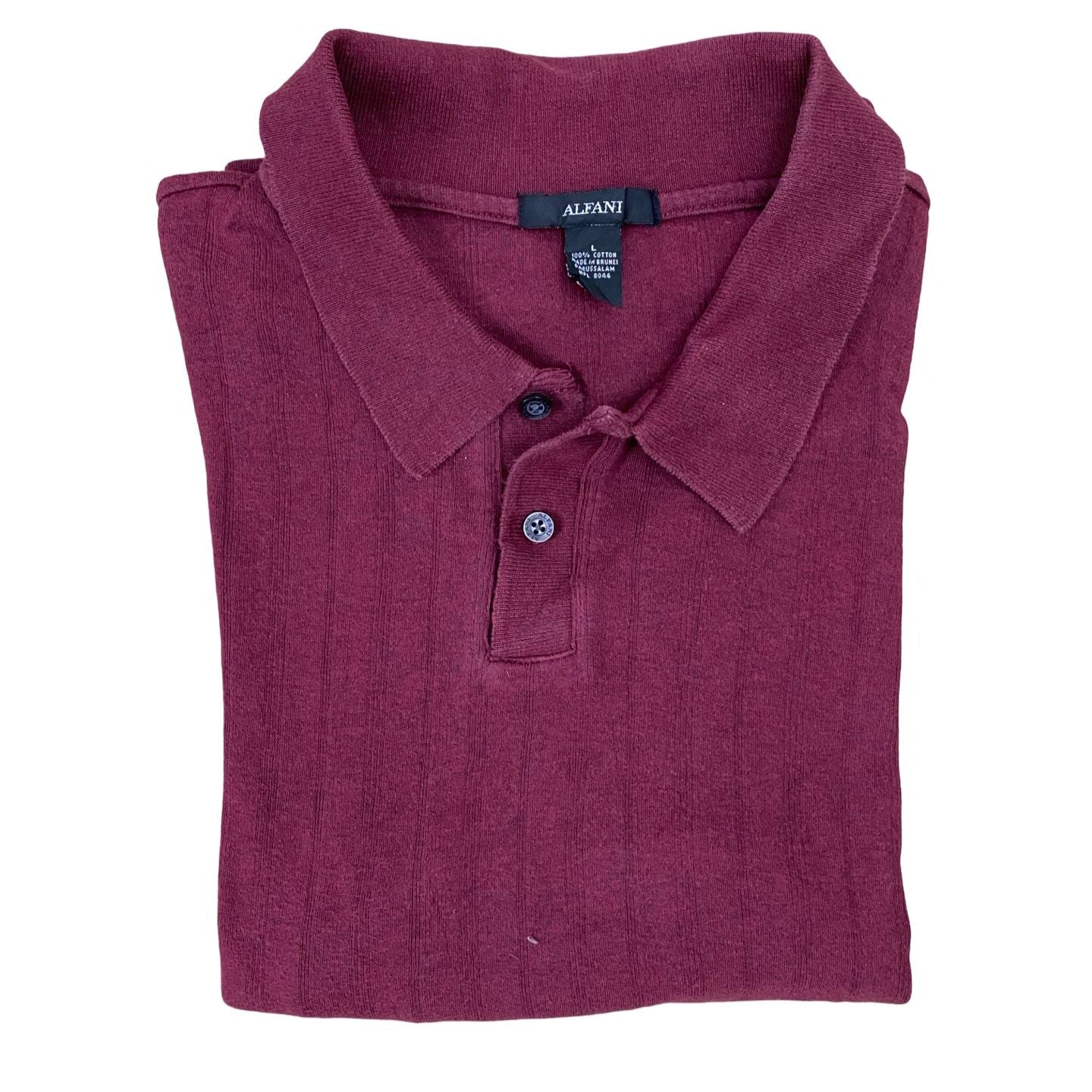 Alfani - Maroon Winter Polo - Large [Chest 24.5”]