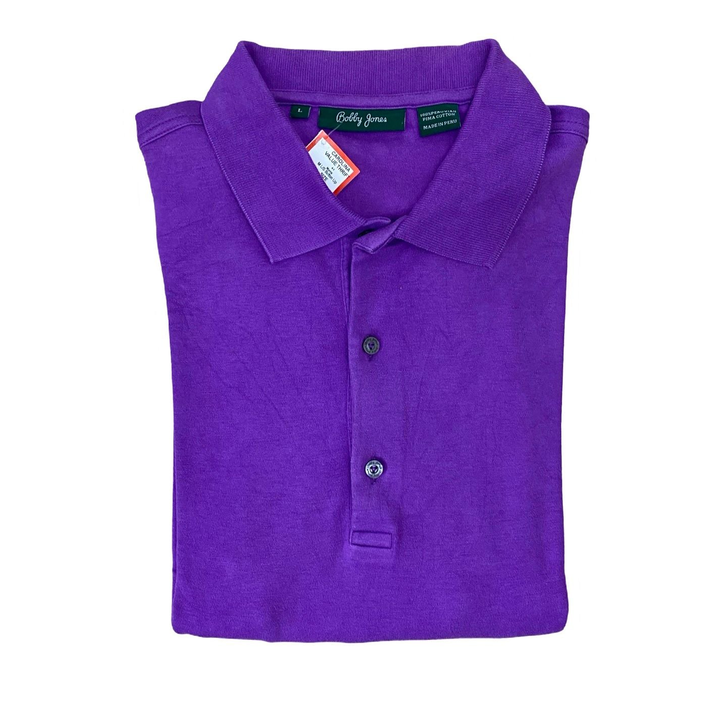 Bobby jones - Neon purple Winter Polo - Large [Chest 24.5”]