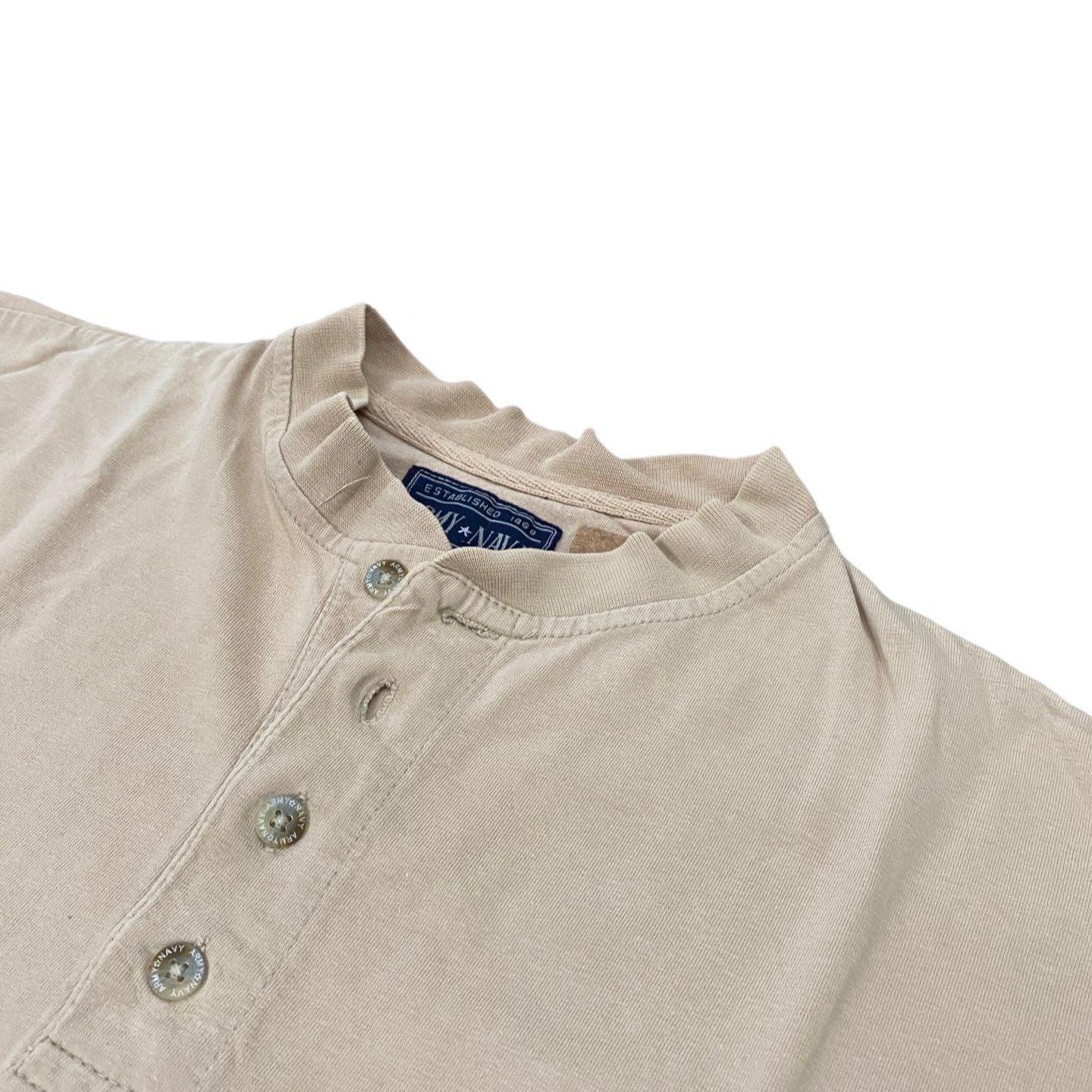 Army Navy - Beige Winter Shirt - Medium [Chest 22.5”]
