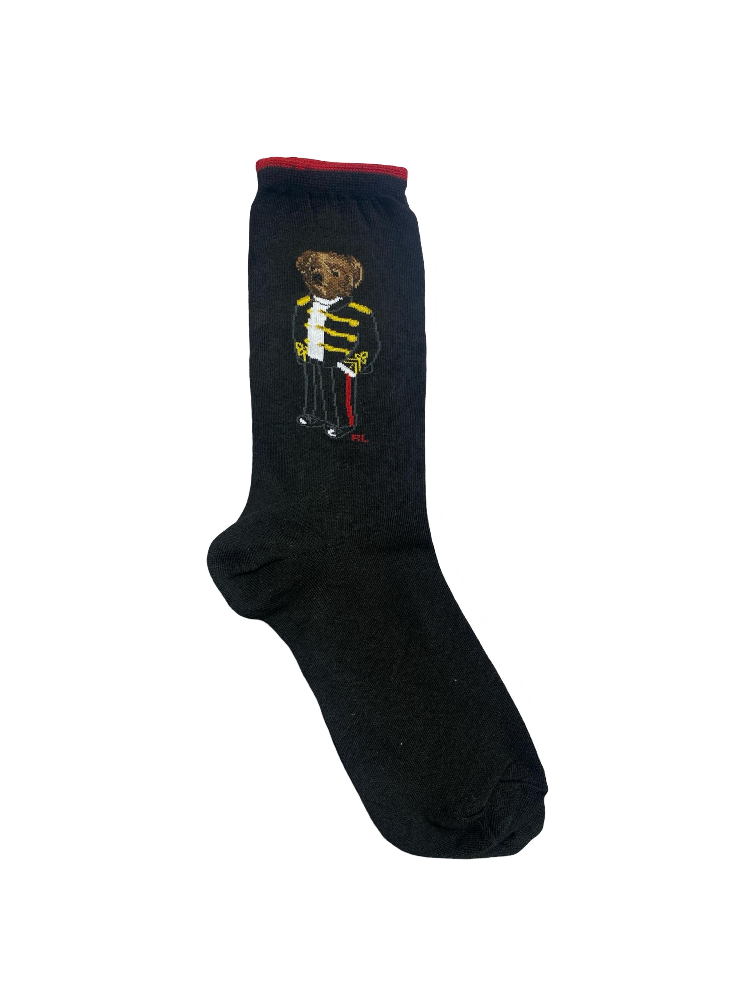 Polo Ralph Lauren Men’s Socks – Bear Collection & Lobster Print | Pack of 3 | Size: US 6-12