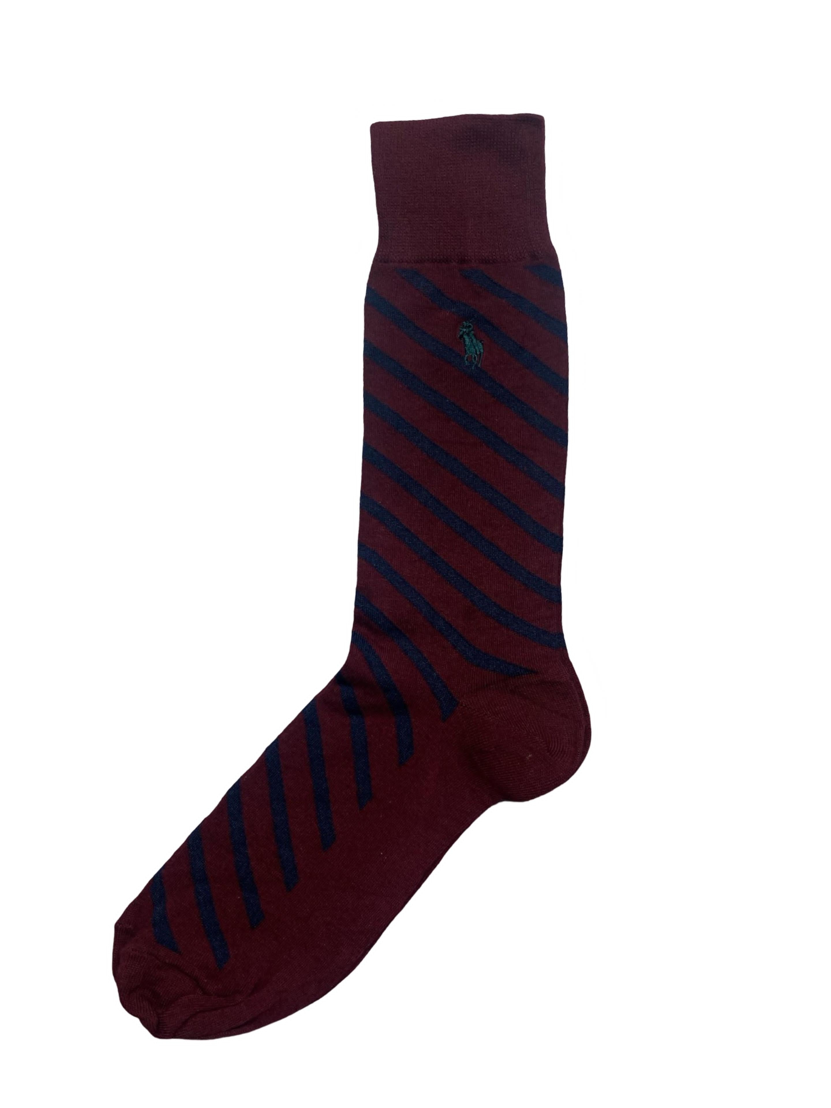 Polo Ralph Lauren Men’s Socks – Plaid, Striped & Classic Black | Pack of 3 | Size: US 6-12