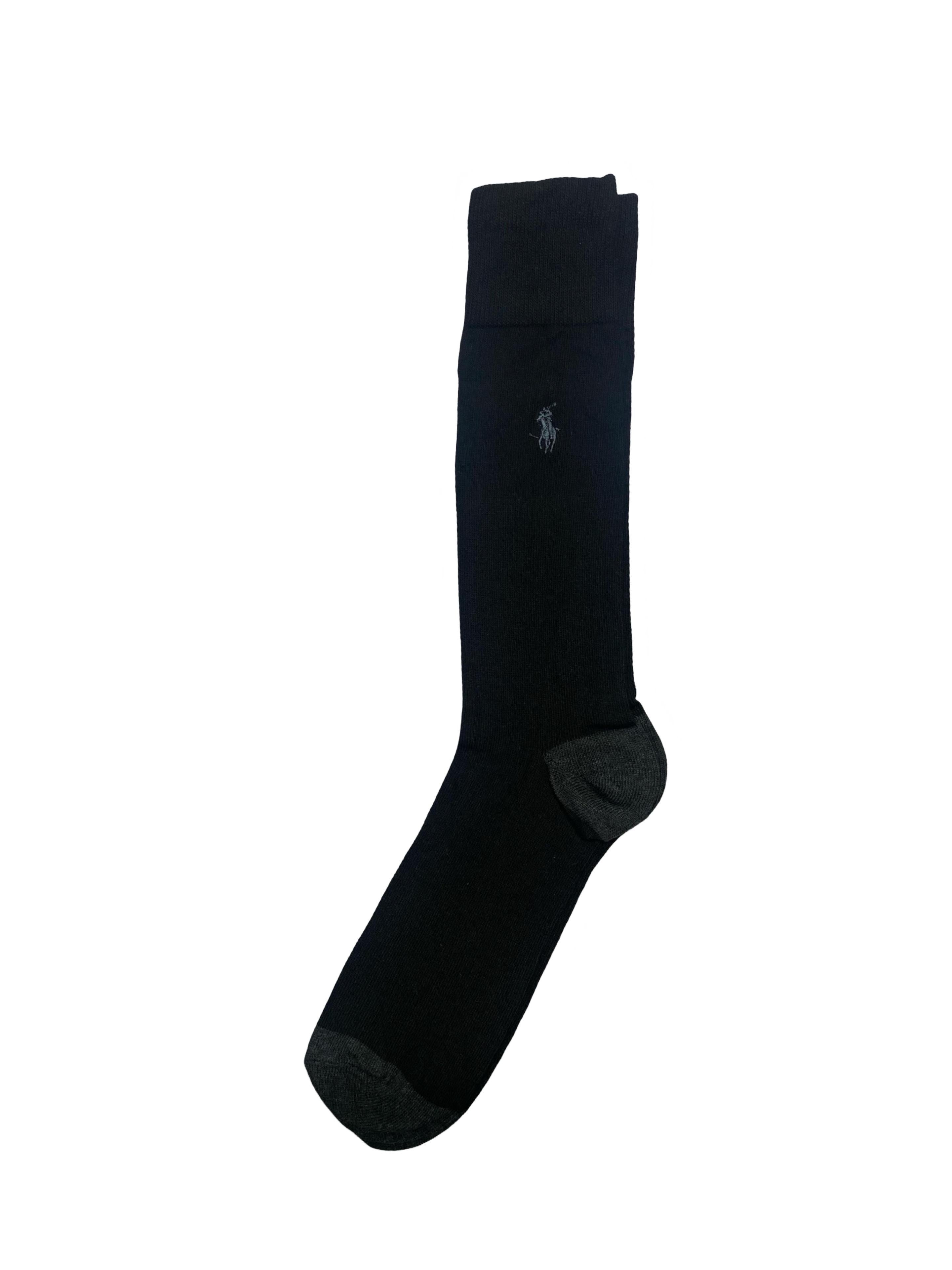Polo Ralph Lauren Men’s Socks – Plaid, Striped & Classic Black | Pack of 3 | Size: US 6-12