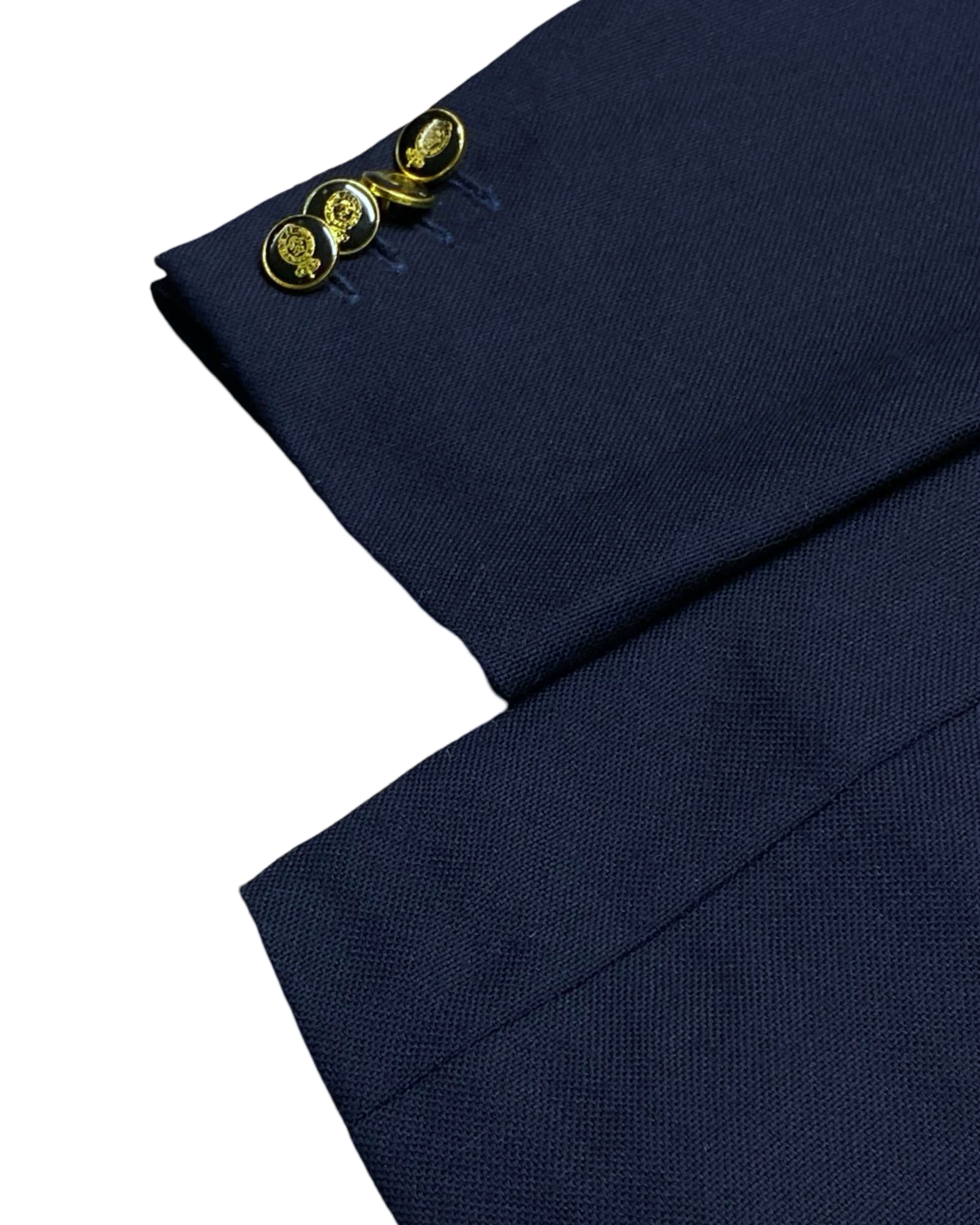 Bottega del Sarto Navy Blue Fine Worsted Wool Blazer | Size Medium