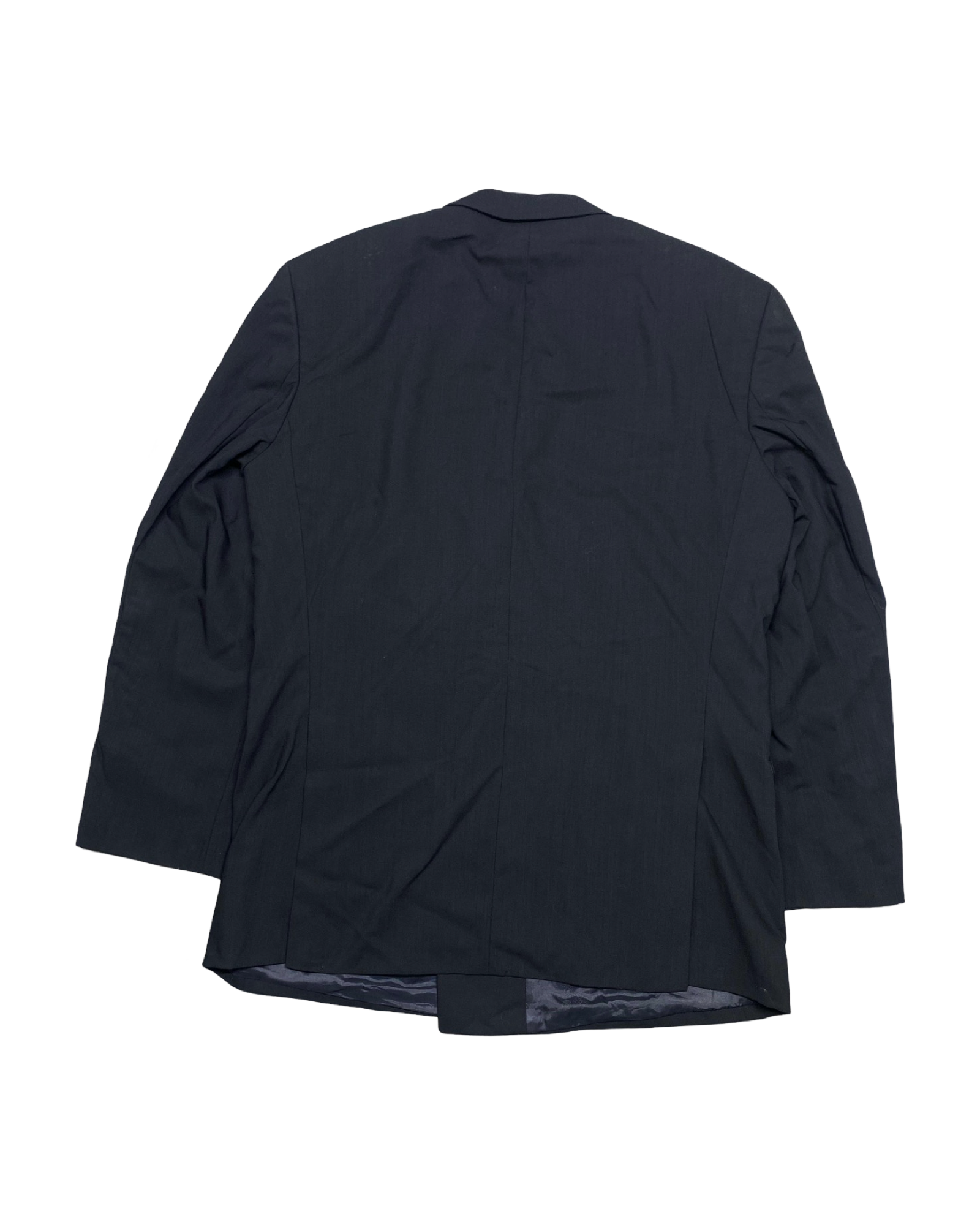 Feraud Black Double-Breasted Blazer | Size 52 | Medium