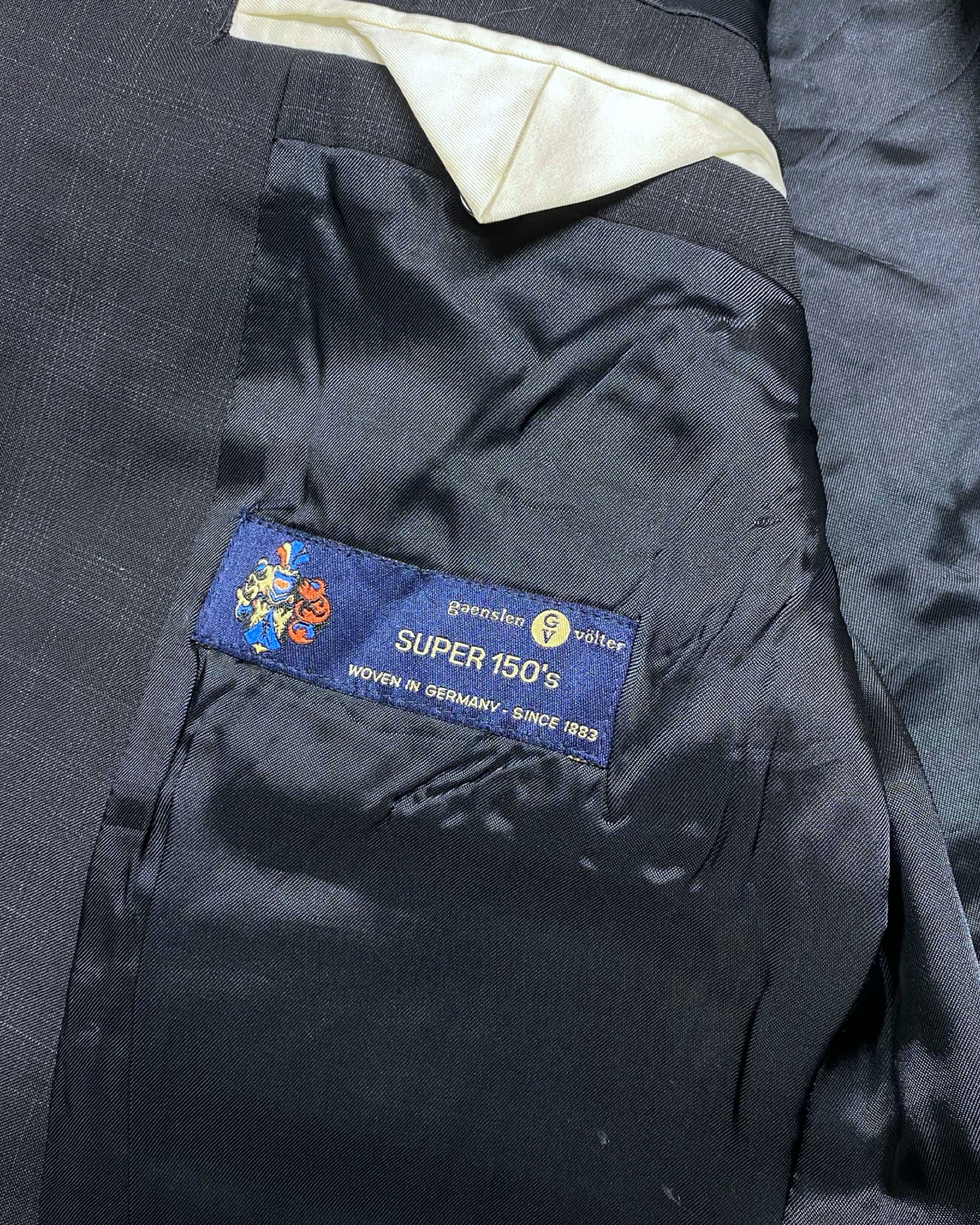 Gianni Ferrucci Black Wool Blazer | Size Small | Chest 20”