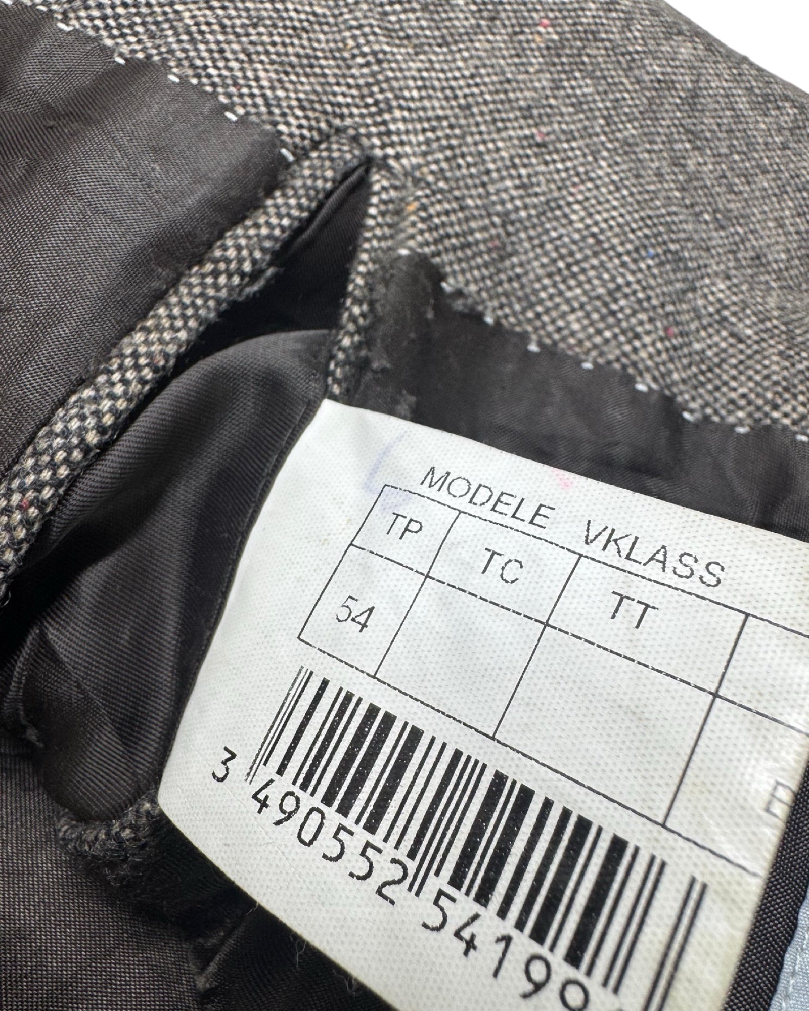Brummell Brown Knitted Virgin Wool Blend Blazer | Size 54 (Medium/Large)