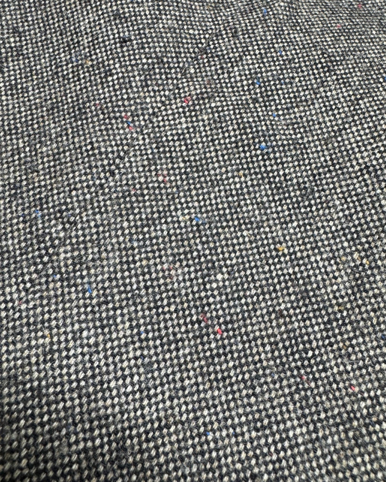 Brummell Brown Knitted Virgin Wool Blend Blazer | Size 54 (Medium/Large)