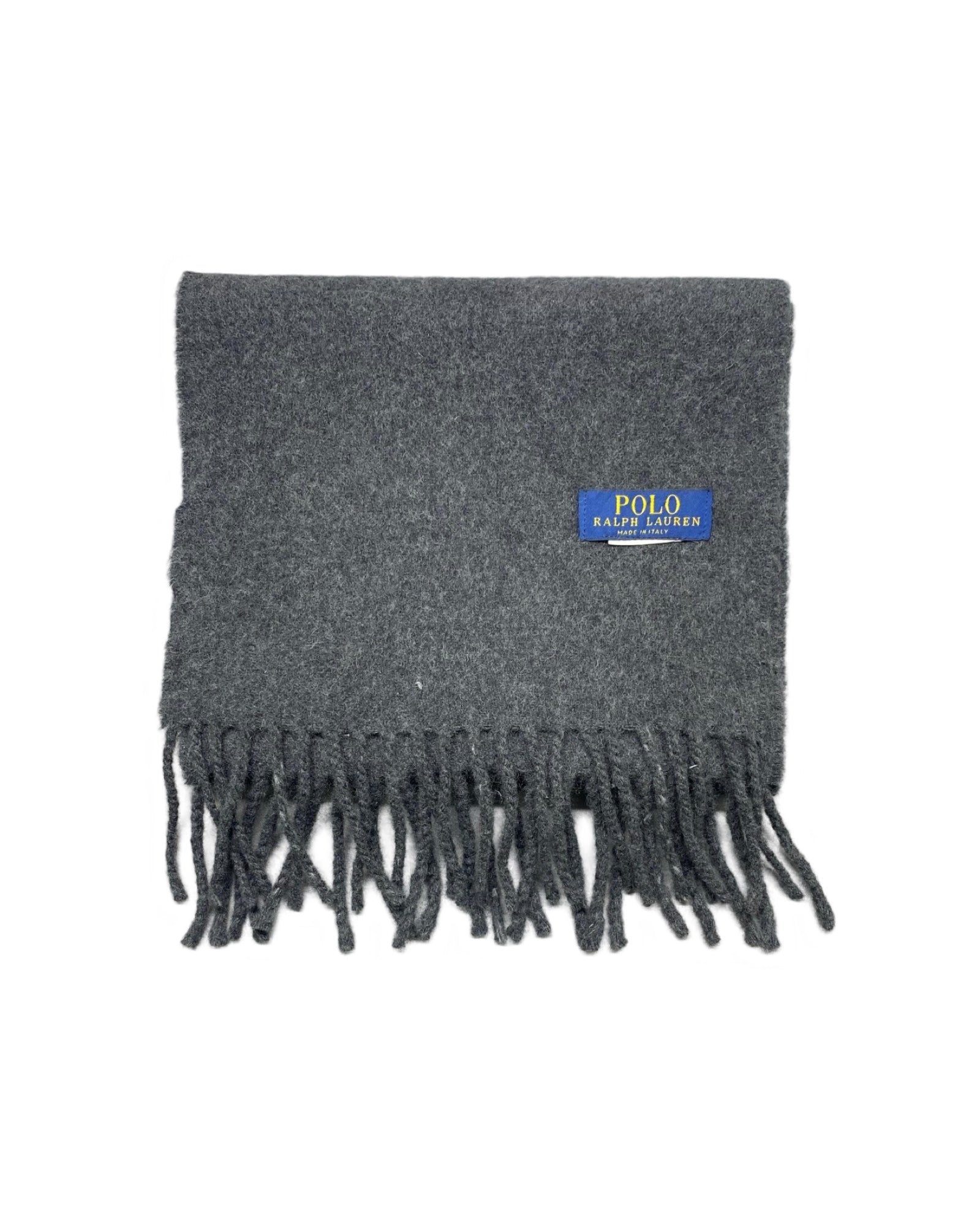 Polo Ralph Lauren Grey Wool Scarf (0116) – 100% Wool