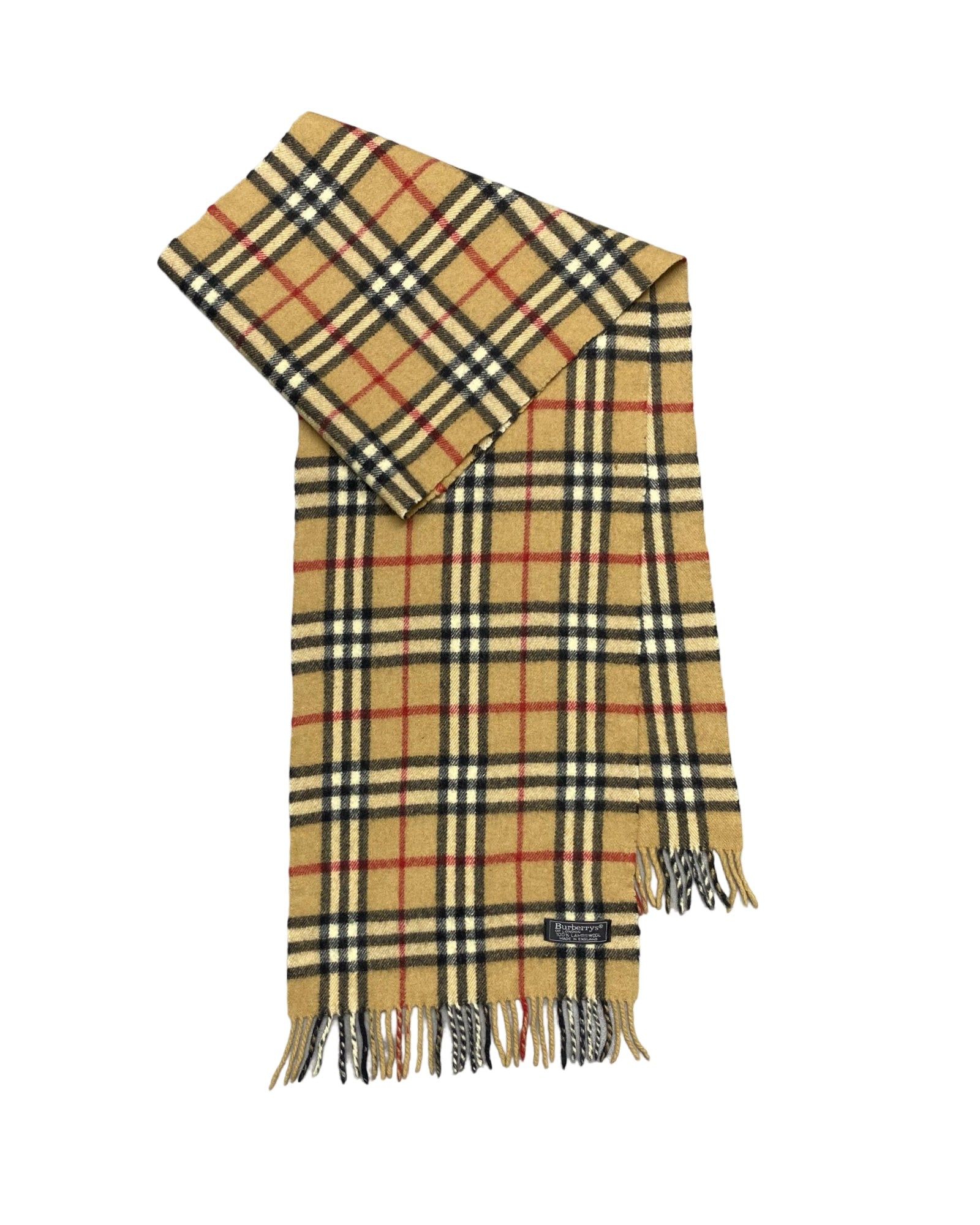 Burberry 100% Lambswool Classic Check Scarf (0089)