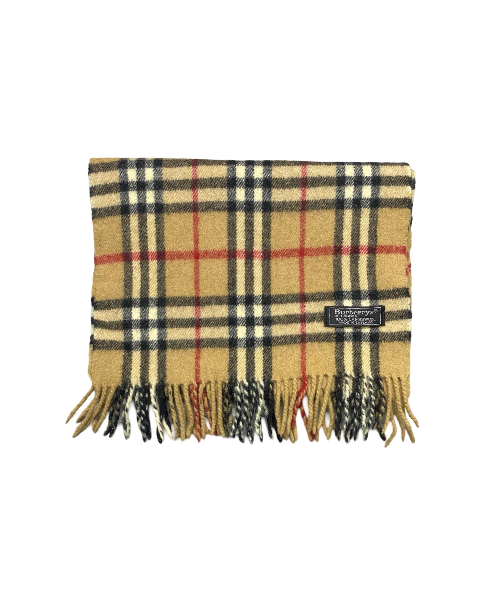 Burberry 100% Lambswool Classic Check Scarf (0089)