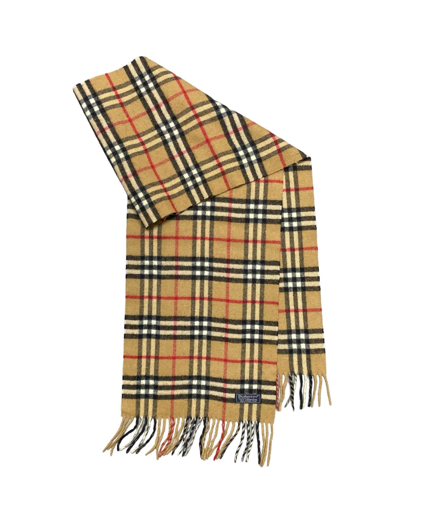 Burberry 100% Lambswool Nova Check Scarf (0090)