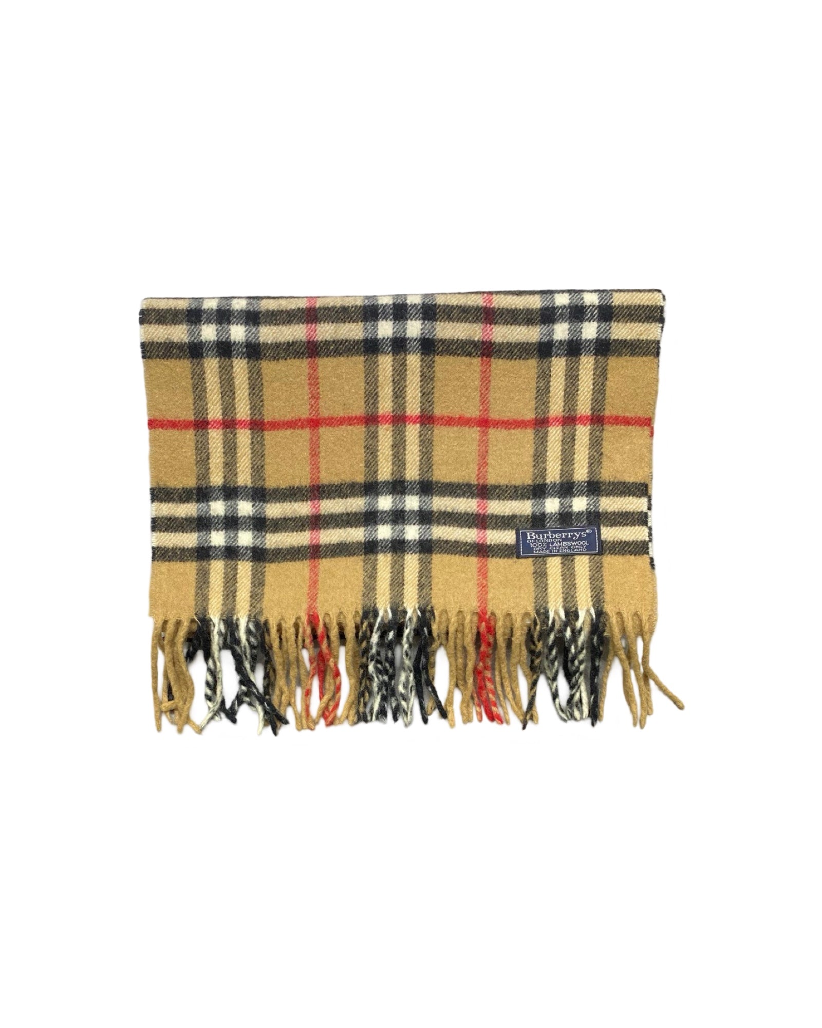 Burberry 100% Lambswool Nova Check Scarf (0090)