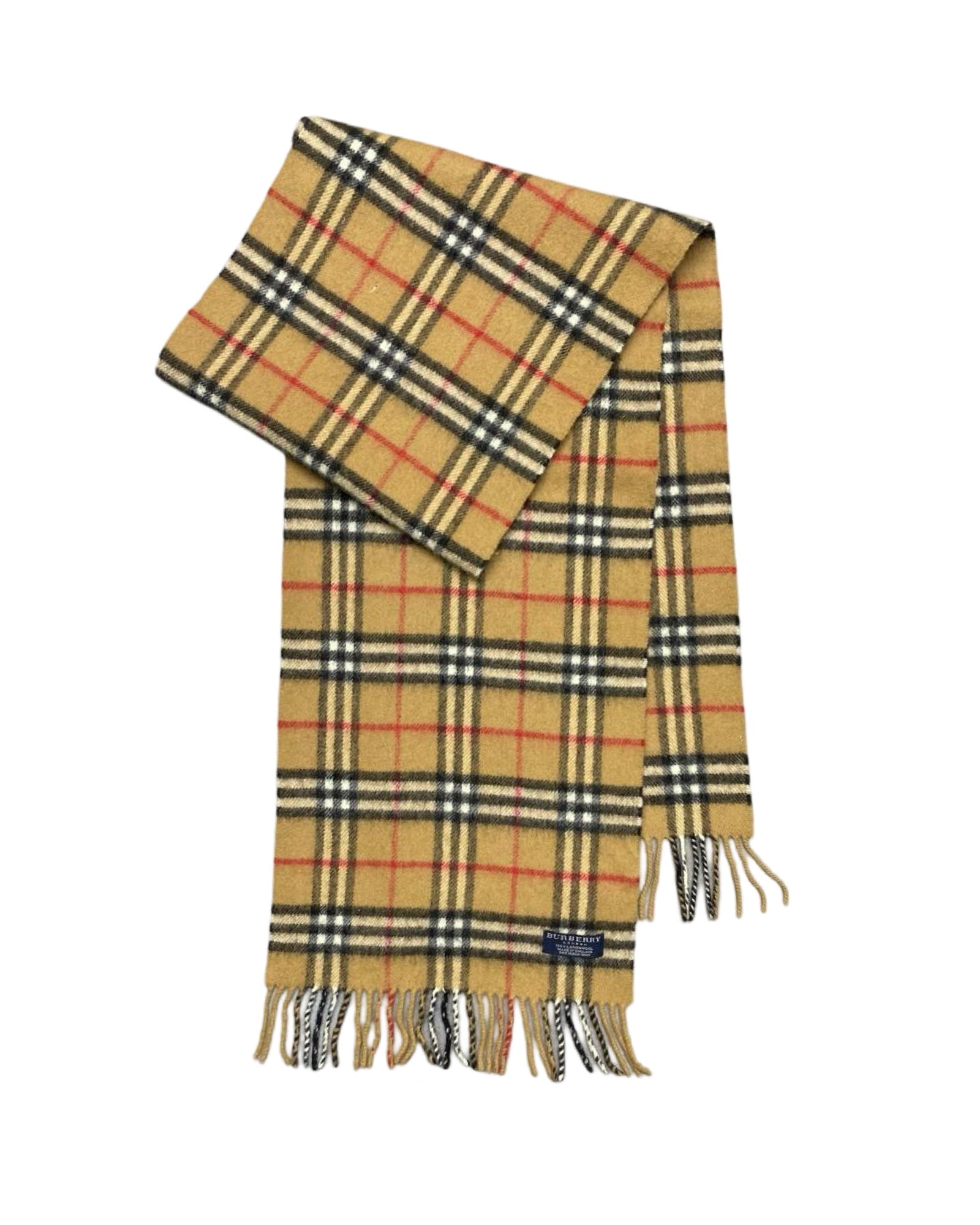 Burberry 100% Lambswool Nova Check Scarf (0093)