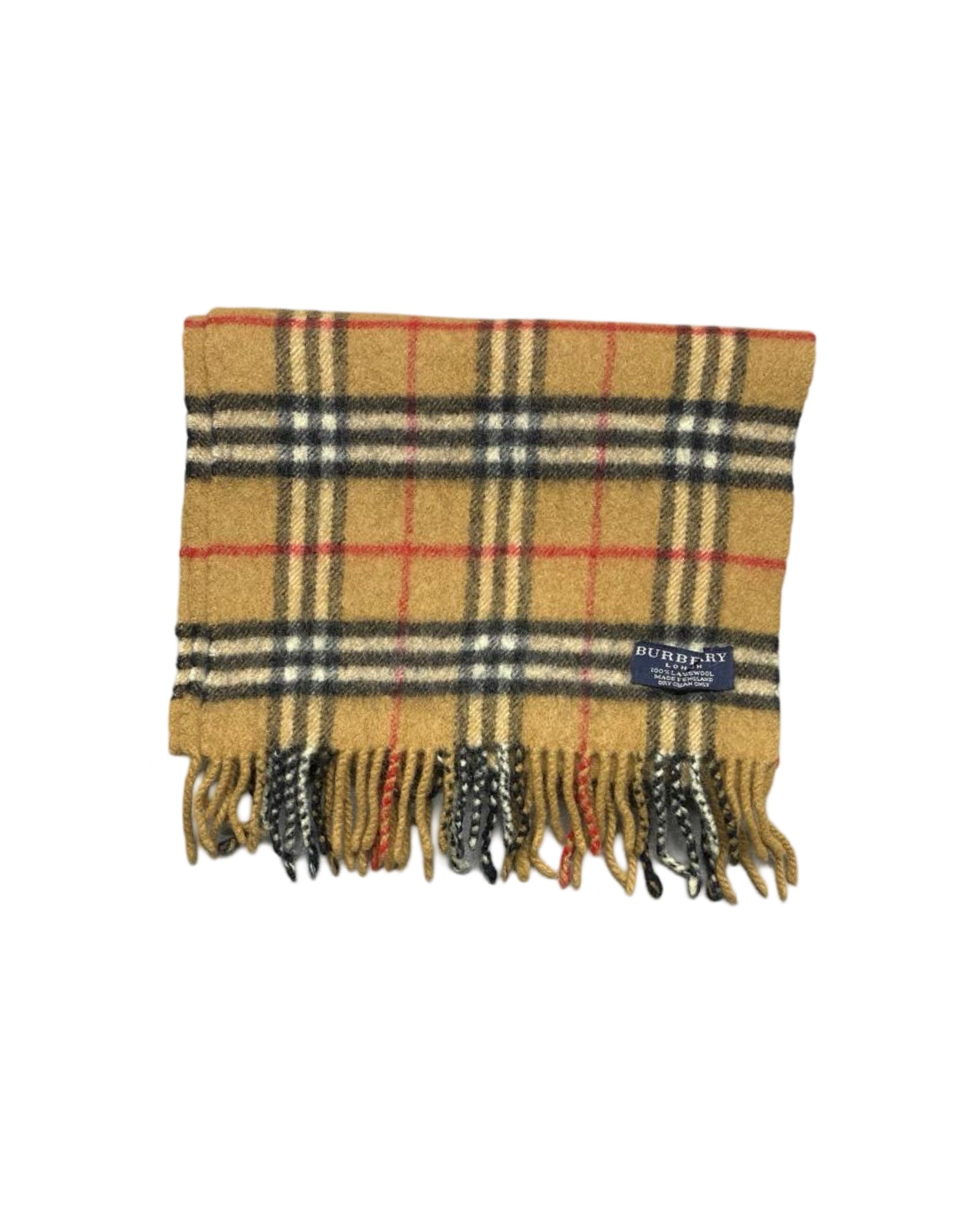 Burberry 100% Lambswool Vintage Check Scarf (0094)