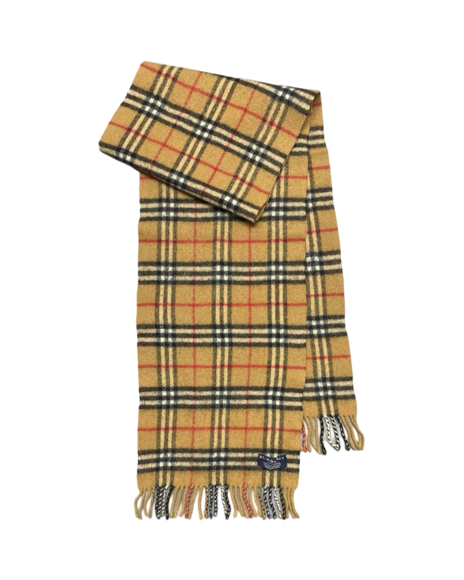 Burberry 100% Lambswool Vintage Check Scarf (0094)
