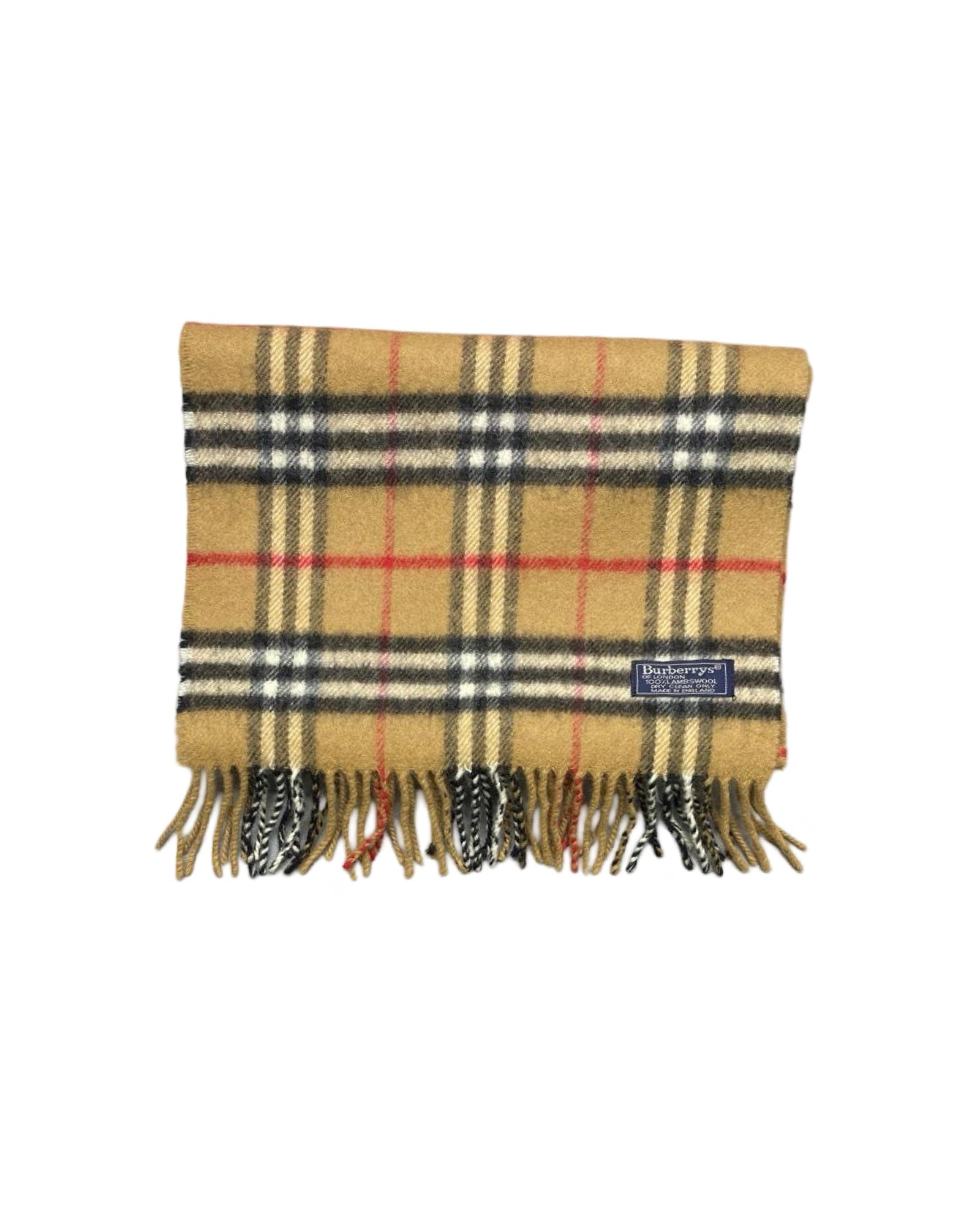 Burberry 100% Lambswool Vintage Check Scarf (0097)