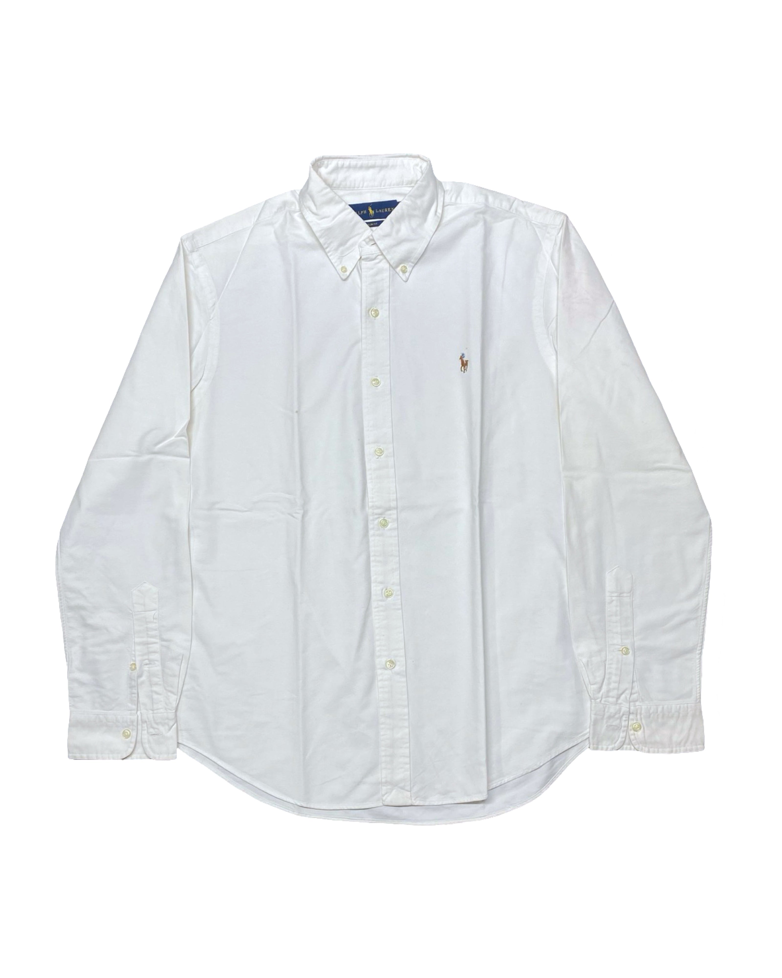 Polo Ralph Lauren White Button-Up Shirt | Chest 23” | Large