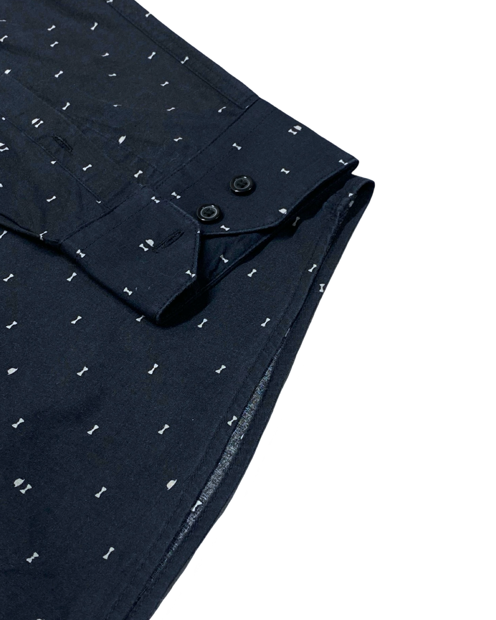 APT.9 Black Shirt with White Dots | Size XL | Chest 26”