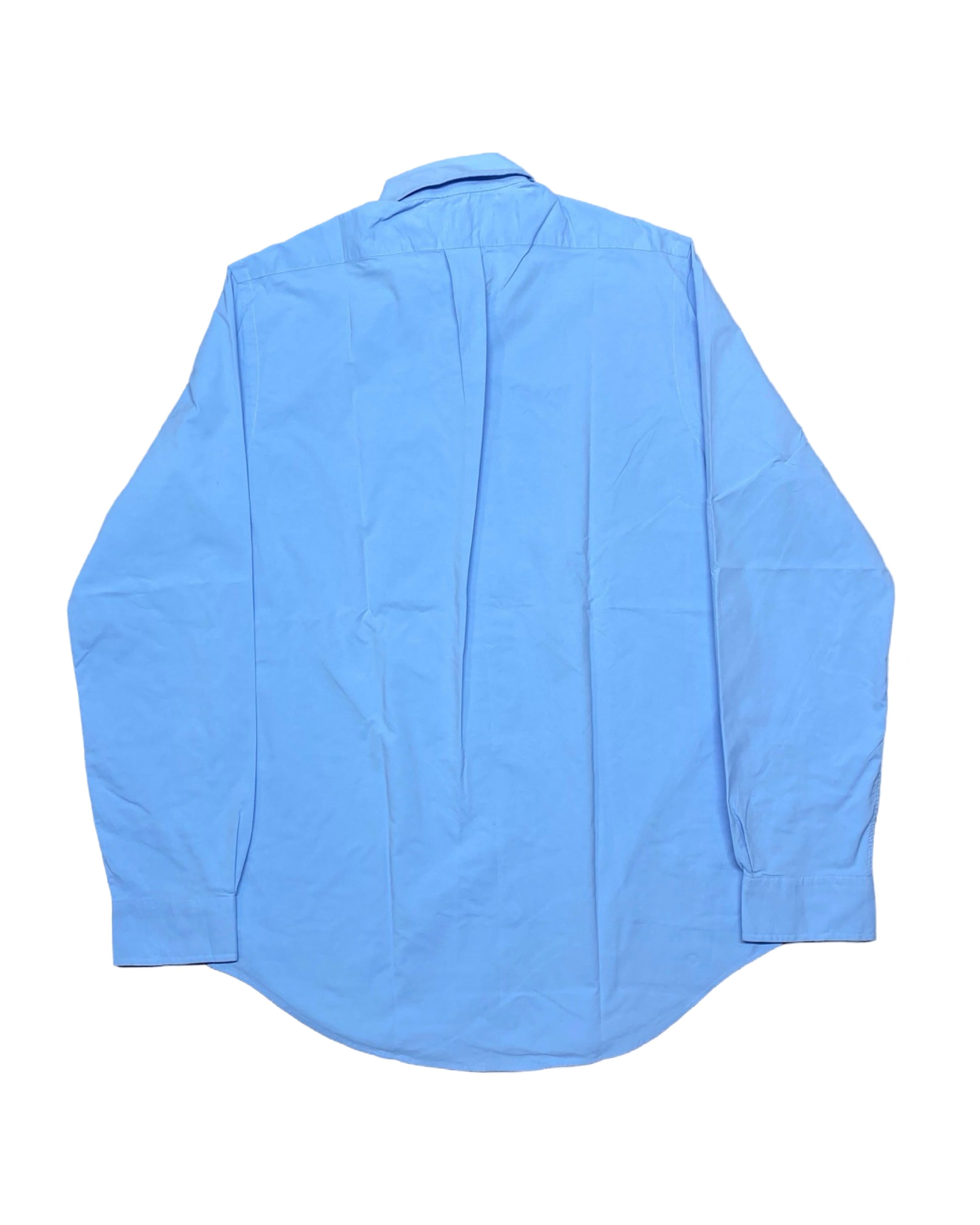 Ralph Lauren Blue Performance Long-Sleeve Button-Down Shirt | Chest 22” | Medium