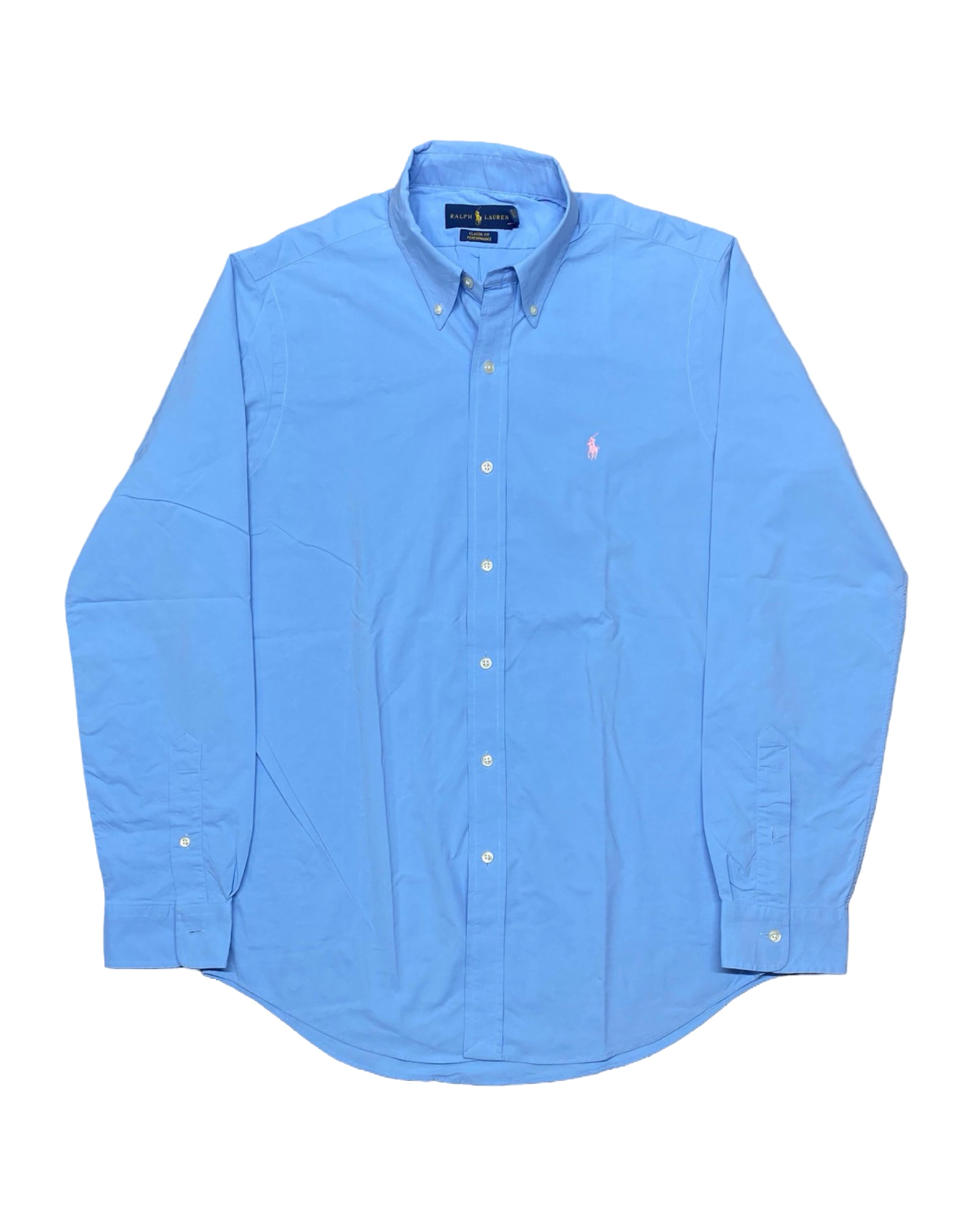 Ralph Lauren Blue Classic Fit Performance Shirt | Chest 21.5” | Medium