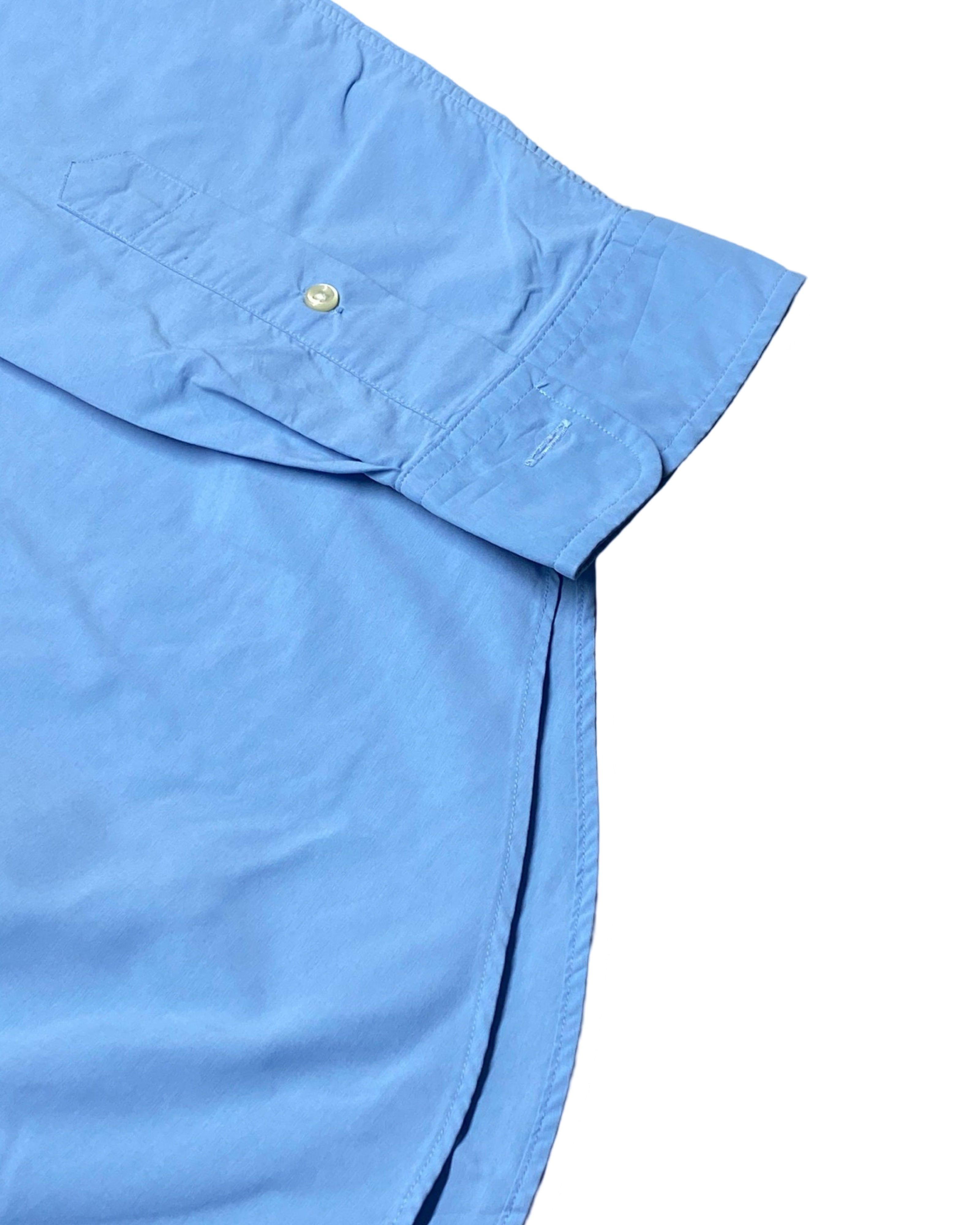 Ralph Lauren Blue Performance Long-Sleeve Button-Down Shirt | Chest 22” | Medium