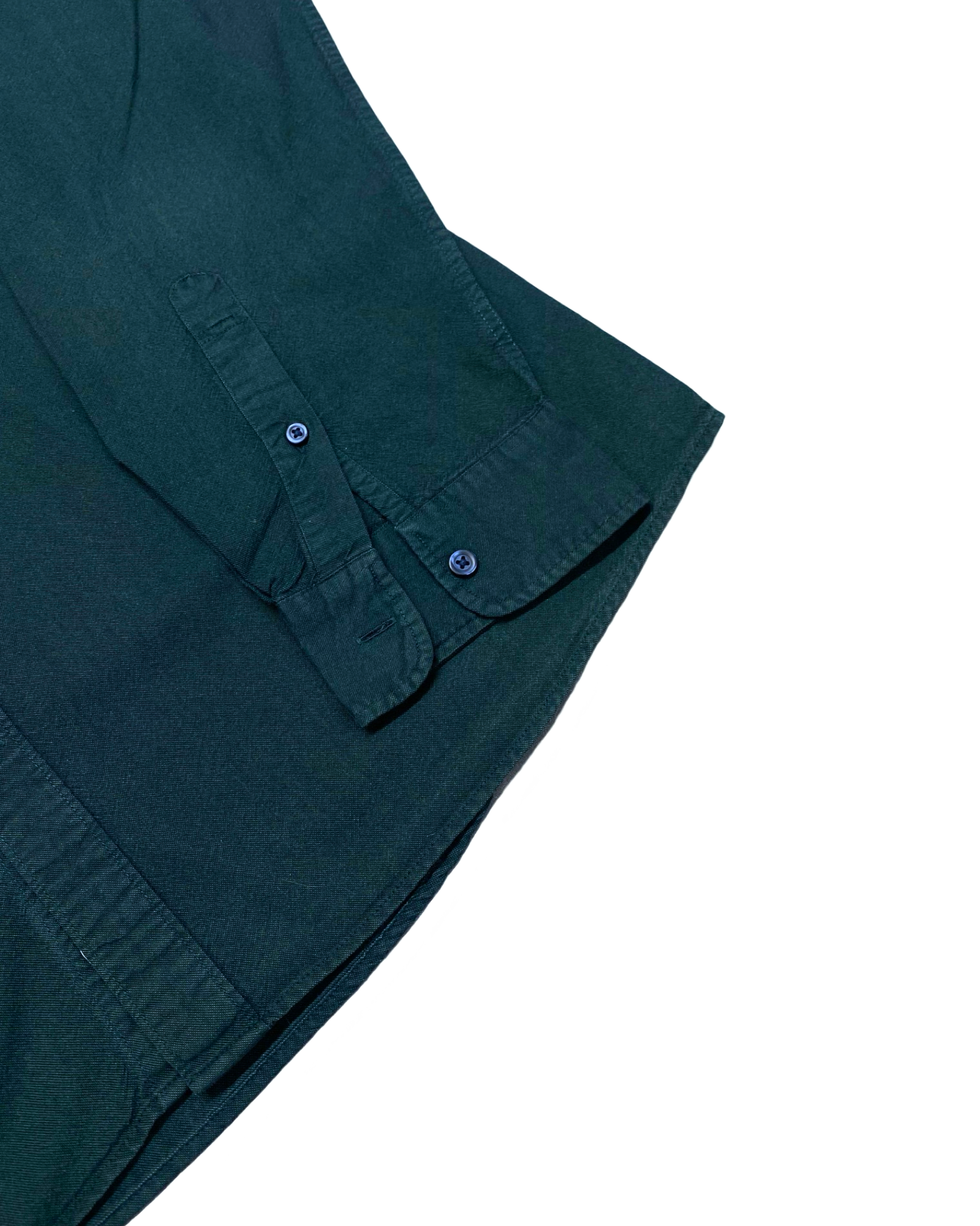 Jack Wills Green Button-Up Shirt | Large | Chest 24.5”