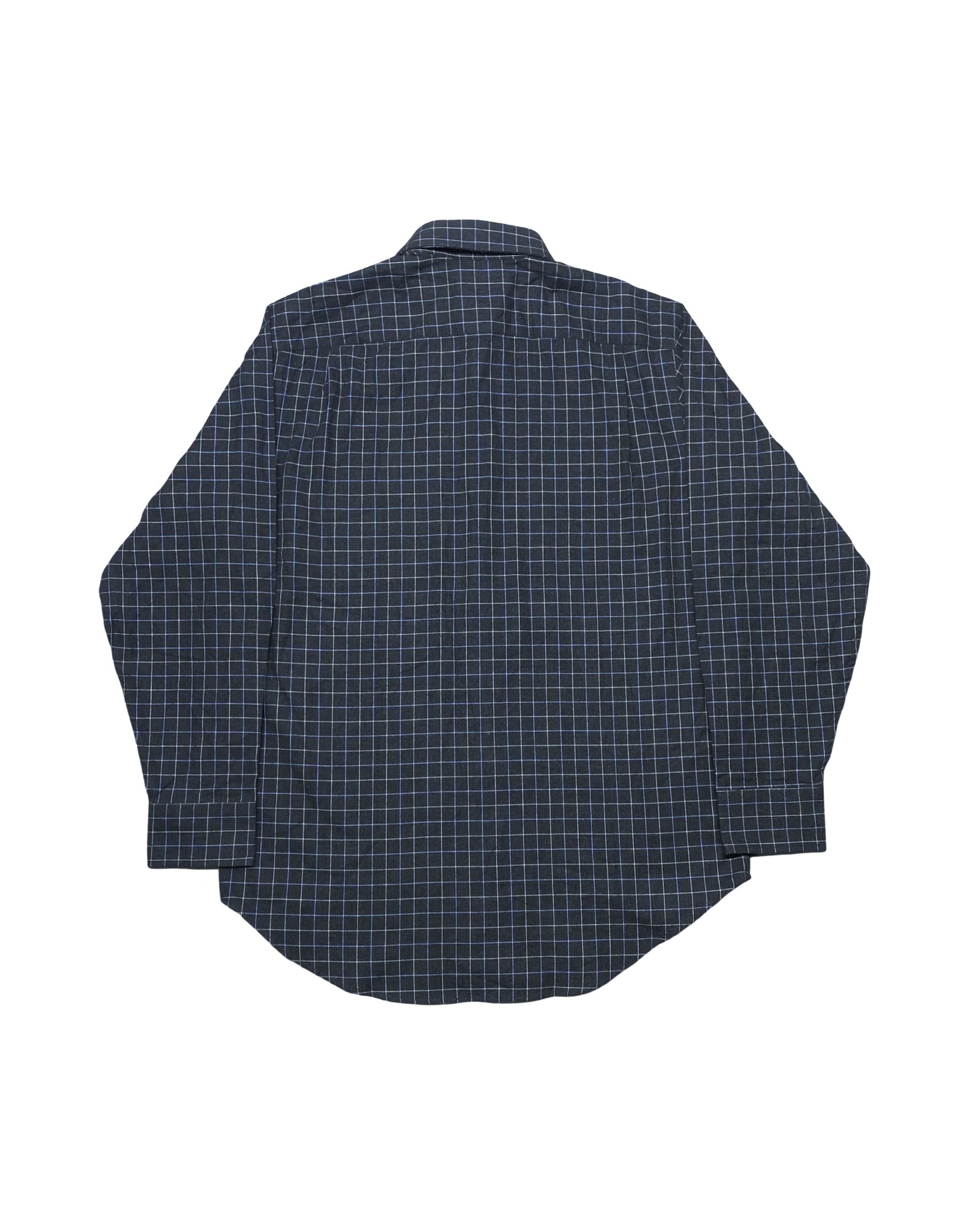 Banana Republic Black Checkered Button-Up Shirt | Size Large | Chest 24”