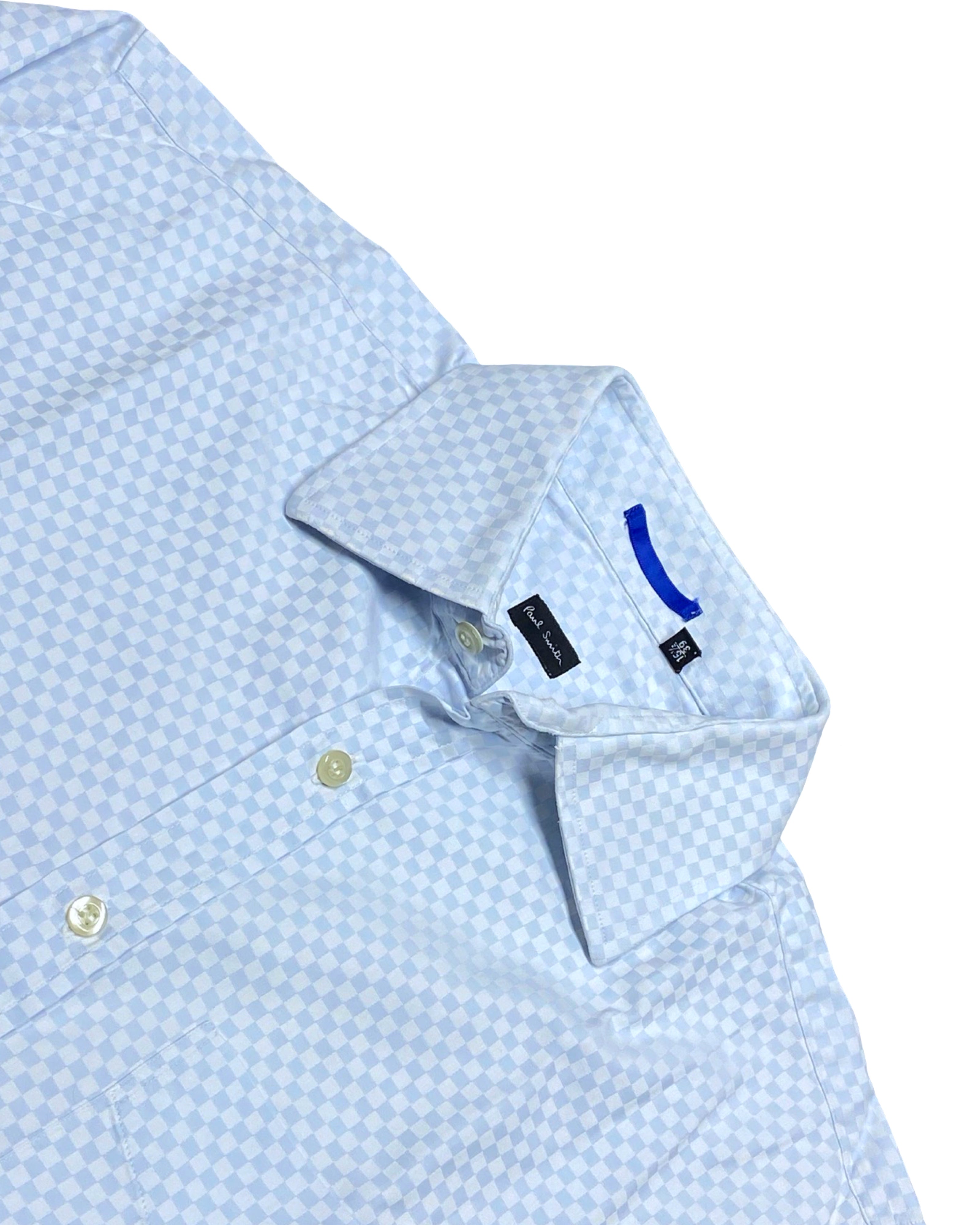 Paul Smith Blue Checkered Shirt | Chest 22” | Medium