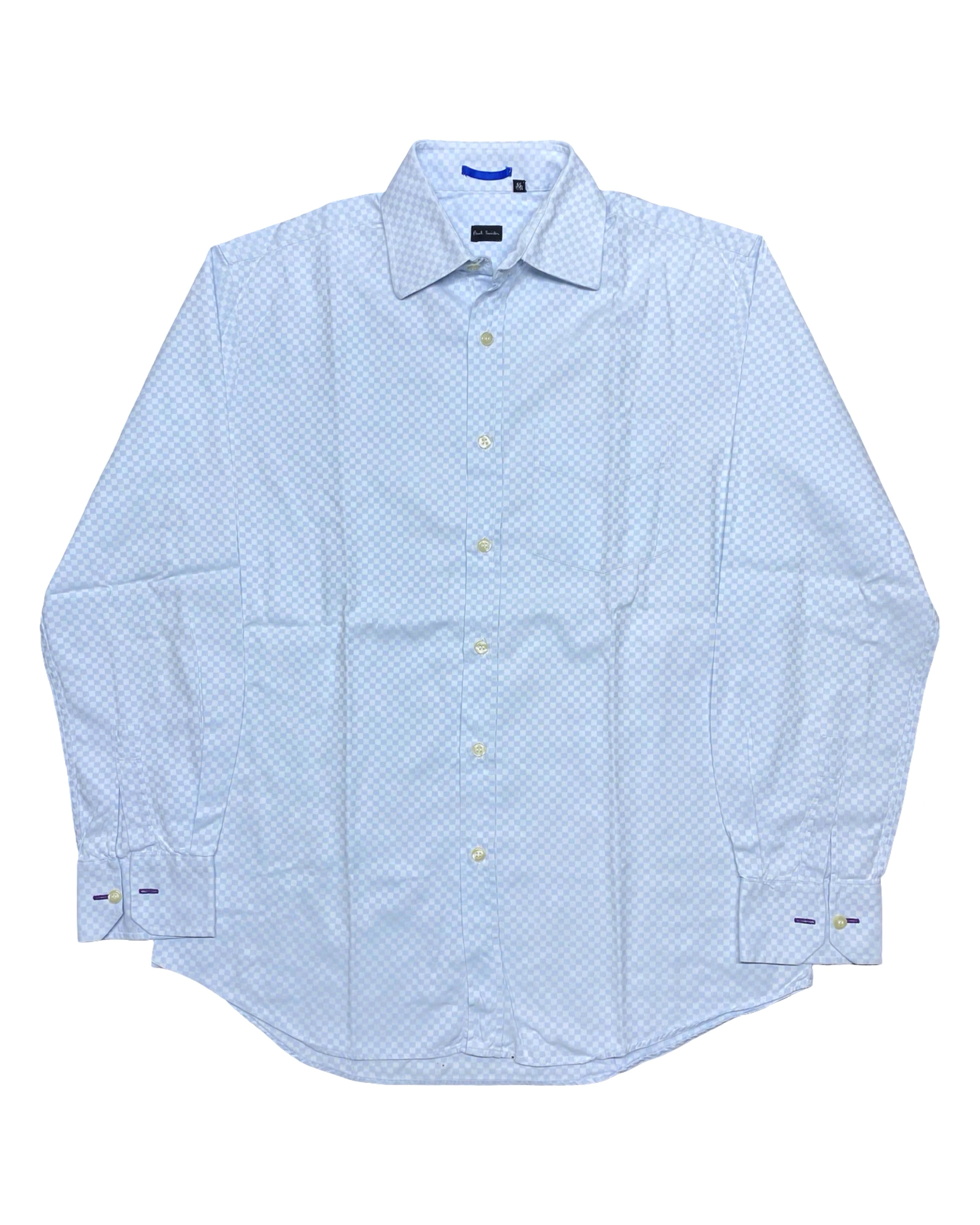Paul Smith Blue Checkered Shirt | Chest 22” | Medium