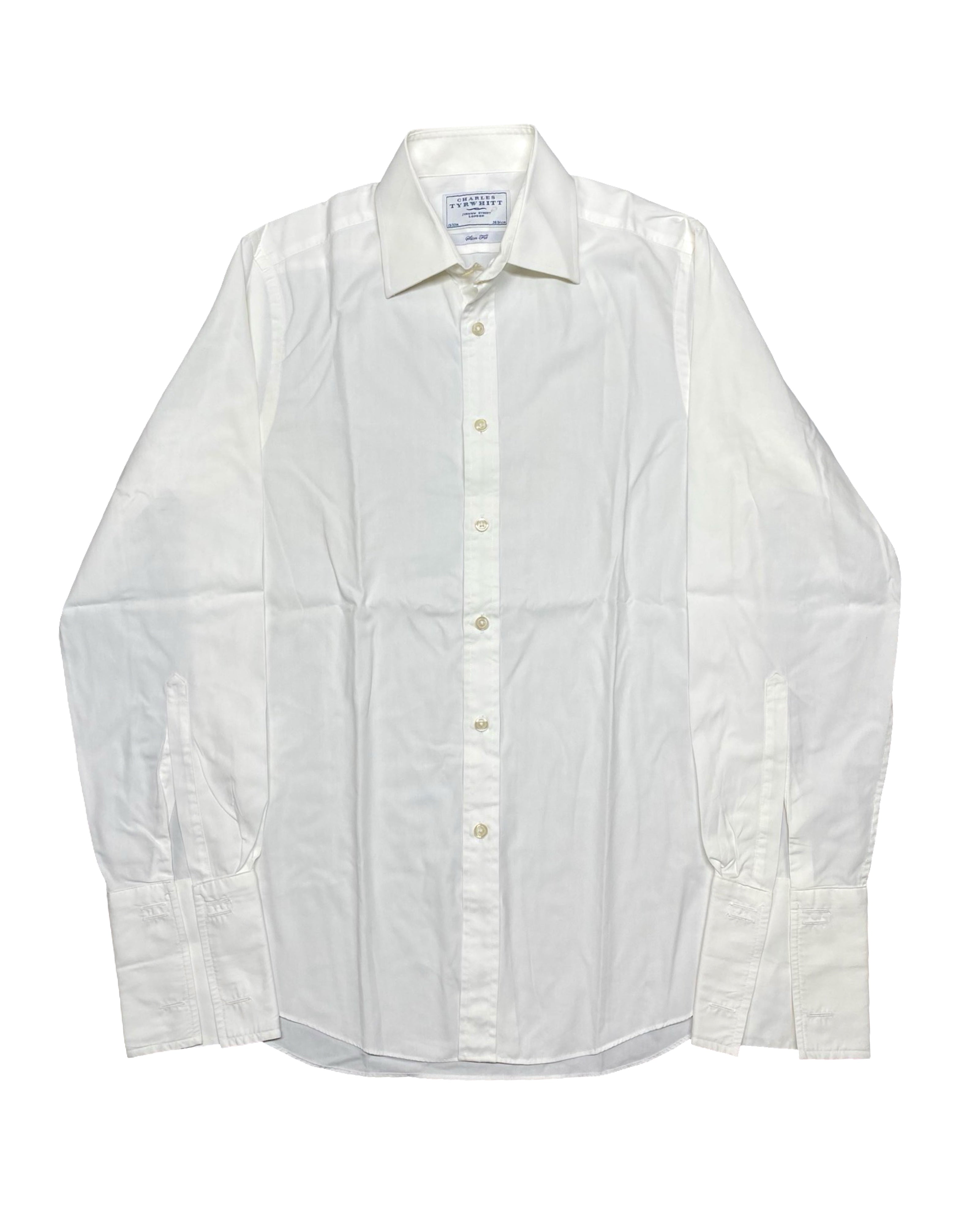 Charles Tyrwhitt White Slim Fit Shirt | Chest 20.5” | Medium