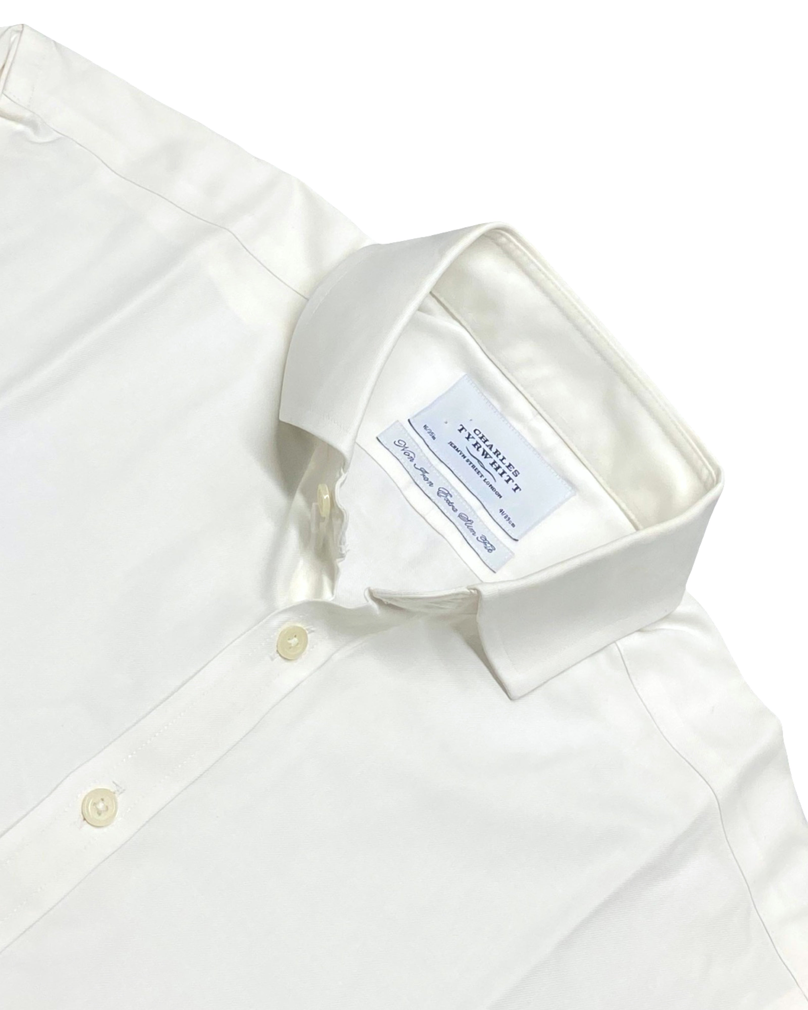 Charles Tyrwhitt White Slim Fit Shirt | Chest 21.5” | Medium
