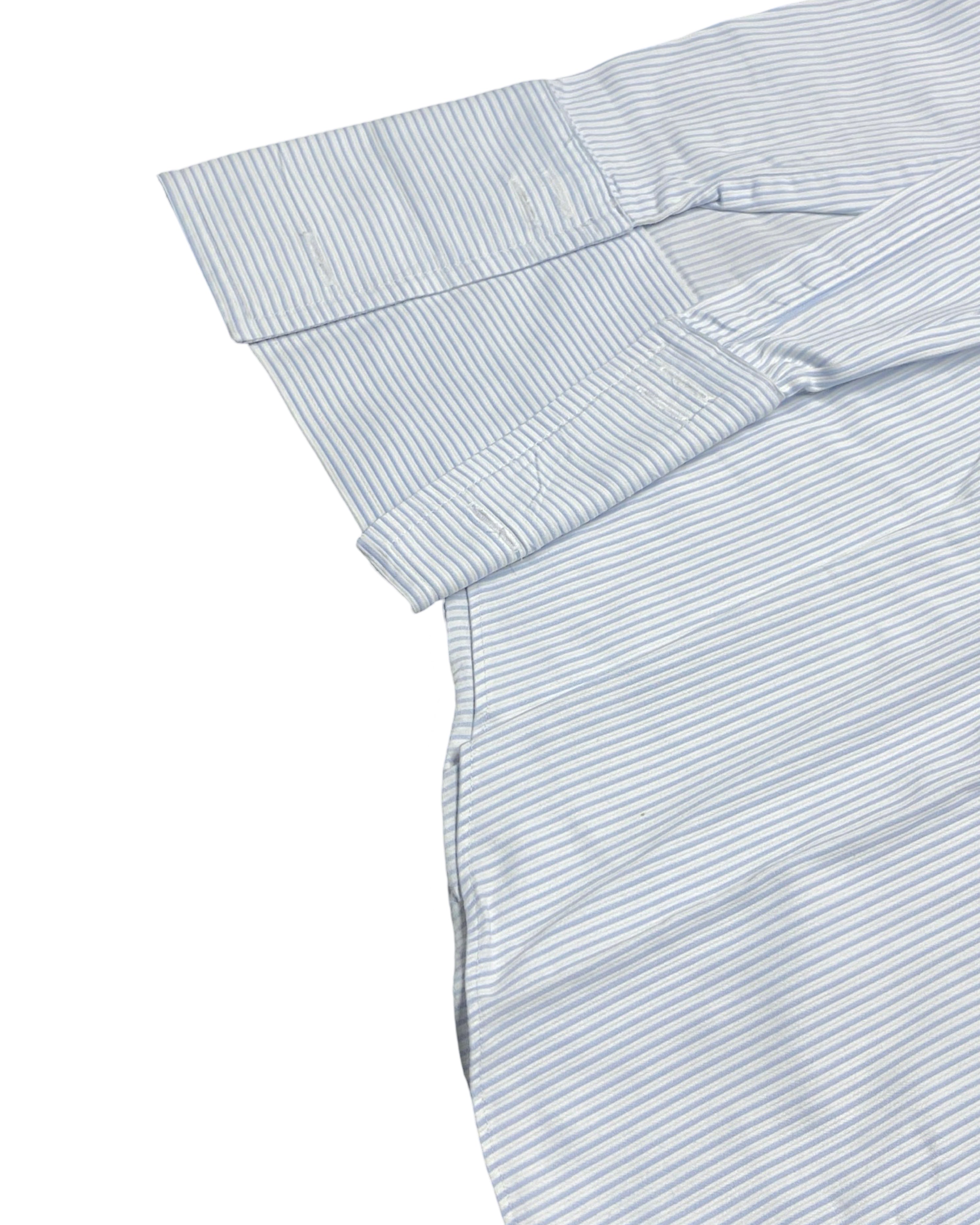 Charles Tyrwhitt Blue & White Striped Slim Fit Shirt | Chest 21” | Medium