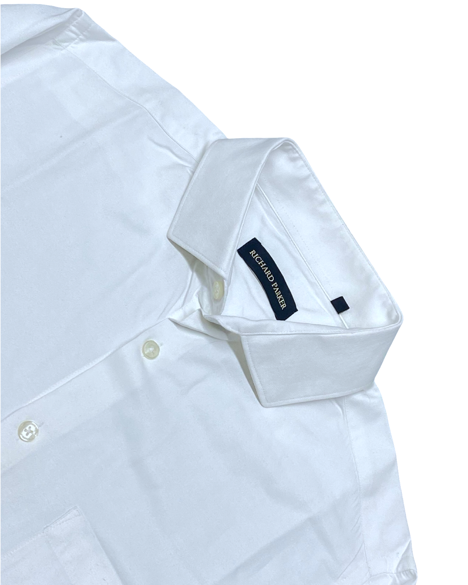 Richard Parker White Classic Long-Sleeve Shirt | Chest 20.5” | Medium
