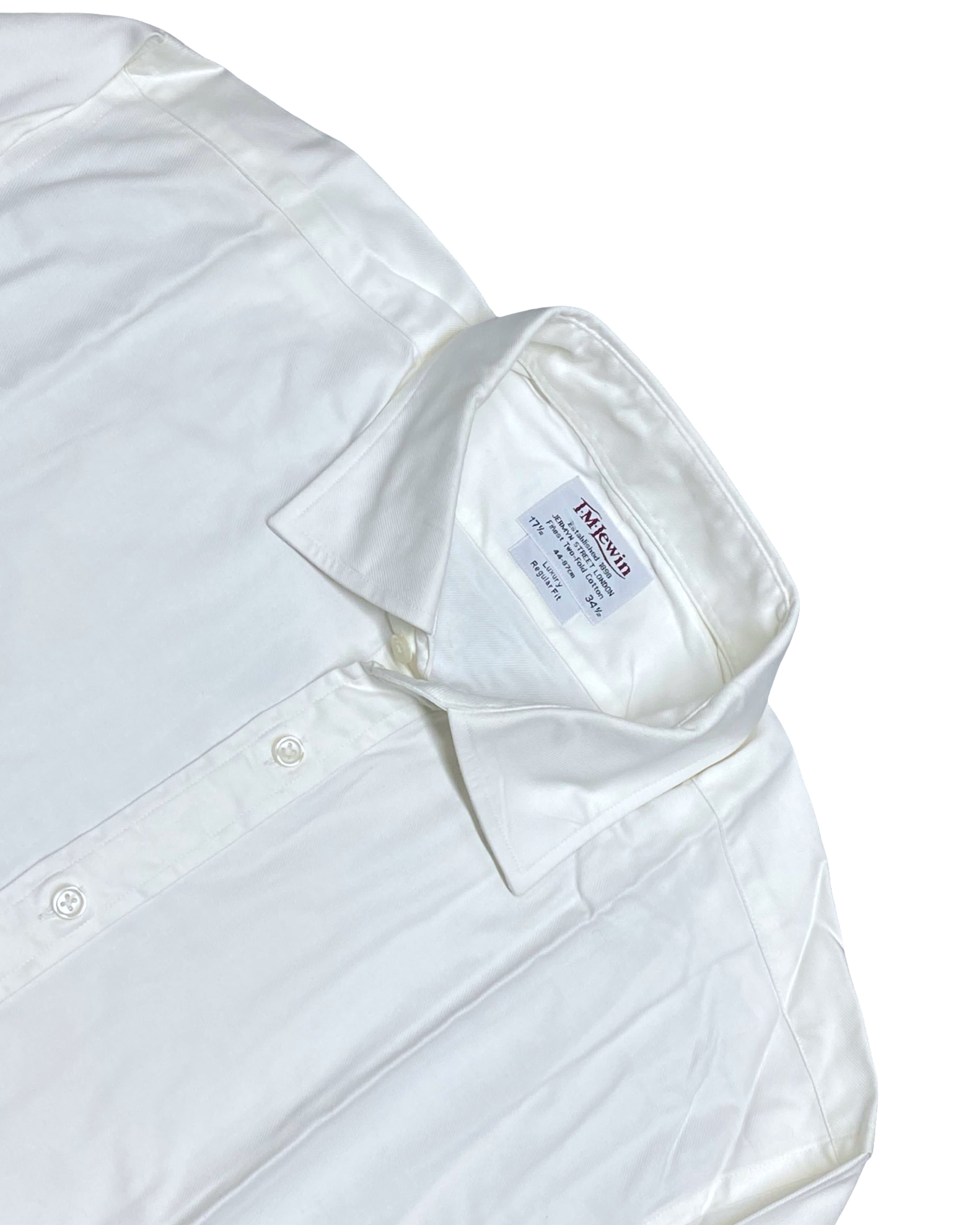 T.M. Lewin White Regular Fit Shirt | Chest 26” | Extra Large