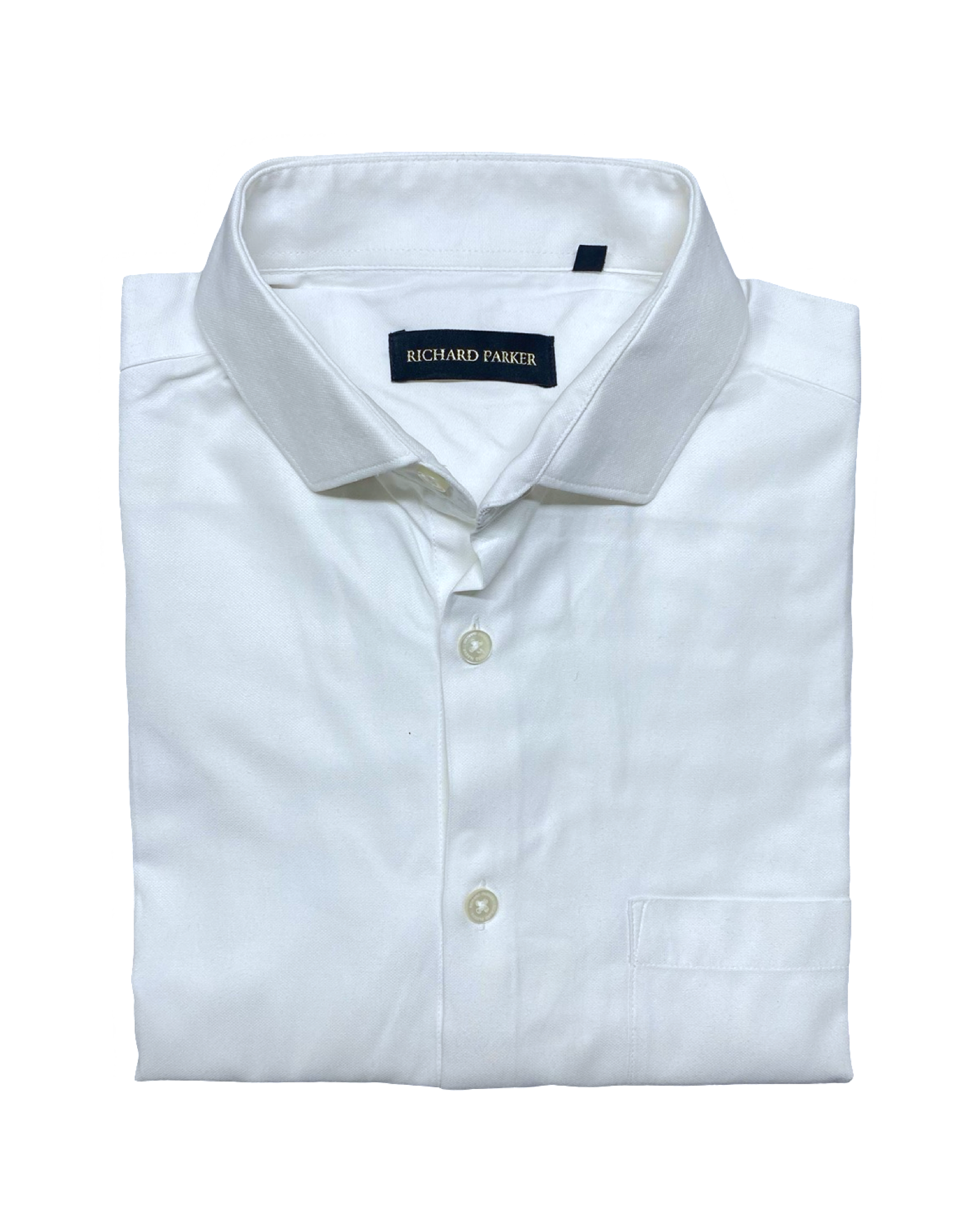 Richard Parker White Classic Long-Sleeve Shirt | Chest 20.5” | Medium