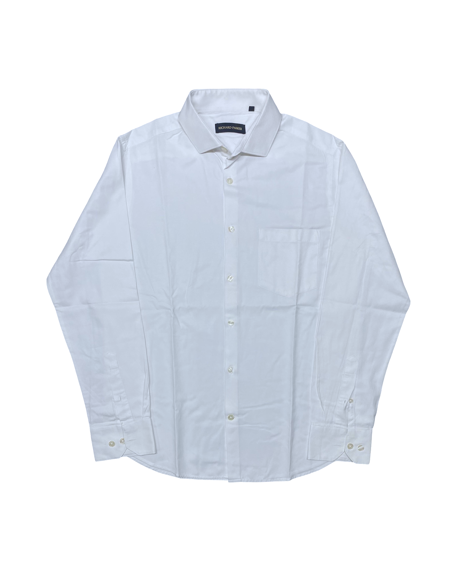 Richard Parker White Classic Long-Sleeve Shirt | Chest 20.5” | Medium