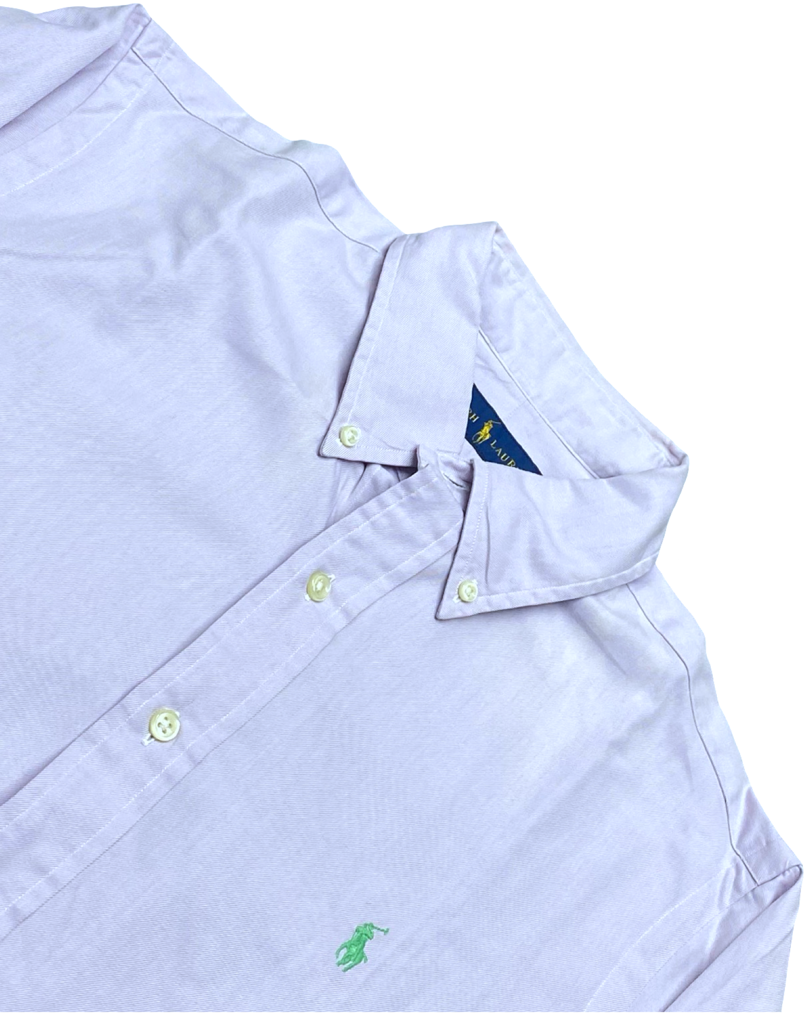 Ralph Lauren Light Purple Button-Up Shirt | Size Medium | Chest 22”