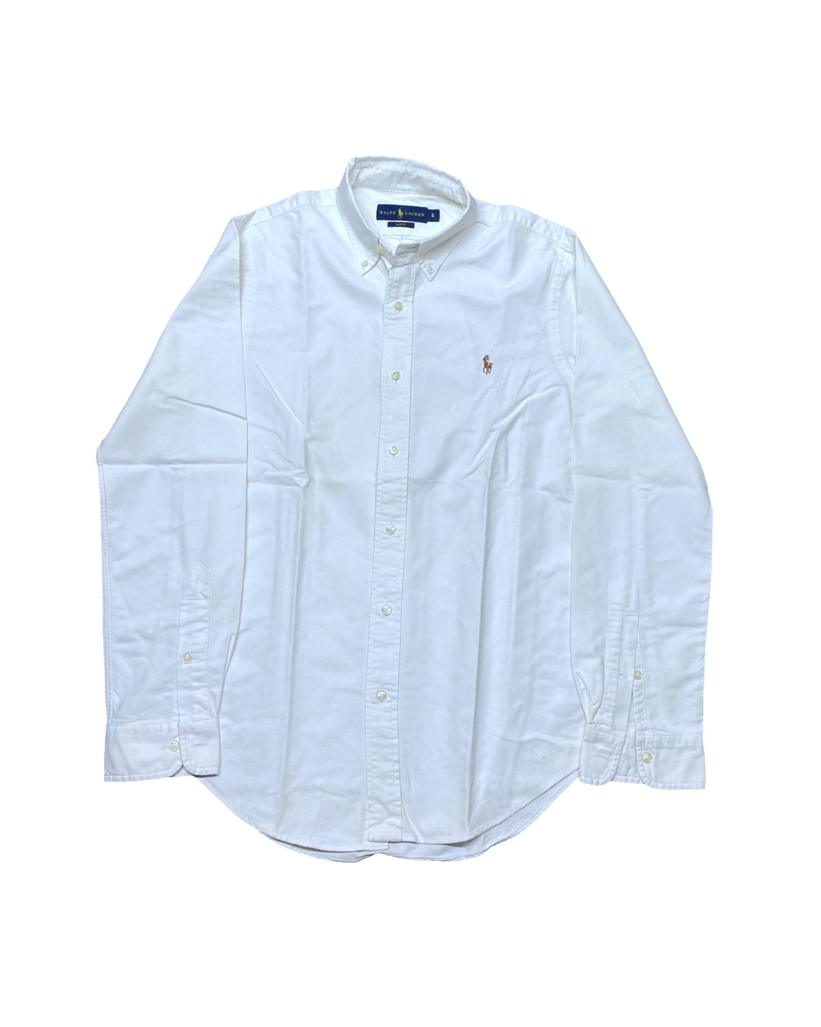 Polo Ralph Lauren White Button-Up Shirt | Size S | Chest 20”