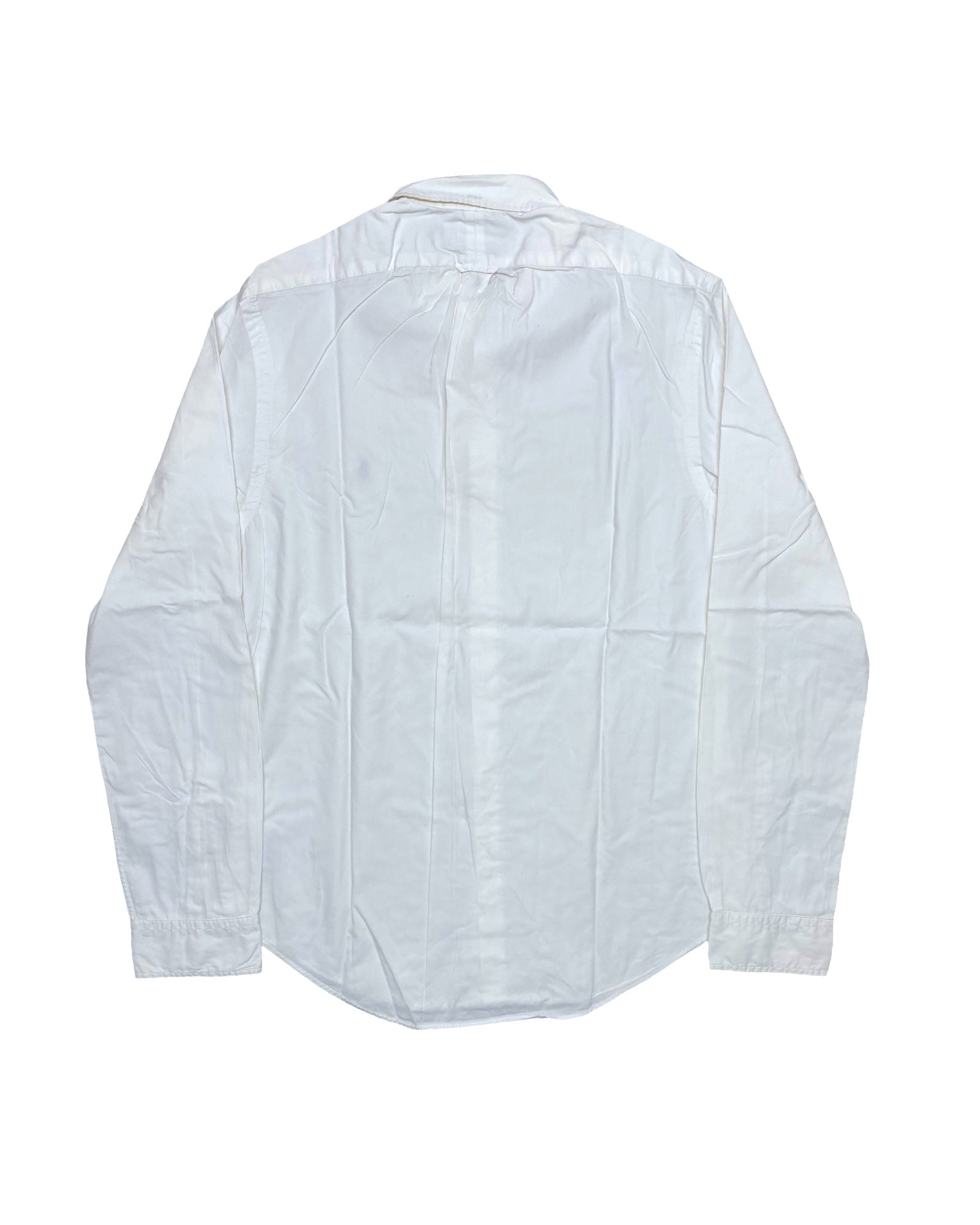 Ralph Lauren White Button-Down Shirt | Medium | Chest 20.5”