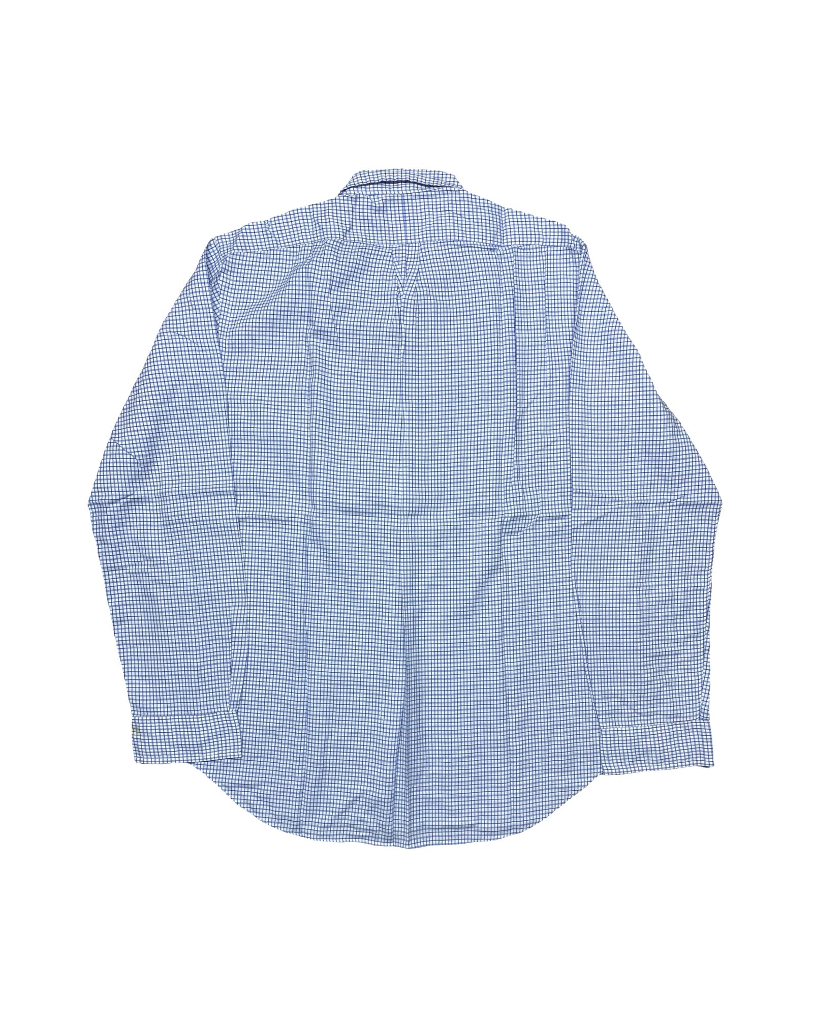Ralph Lauren Blue & White Check Shirt | XL | Chest 25”
