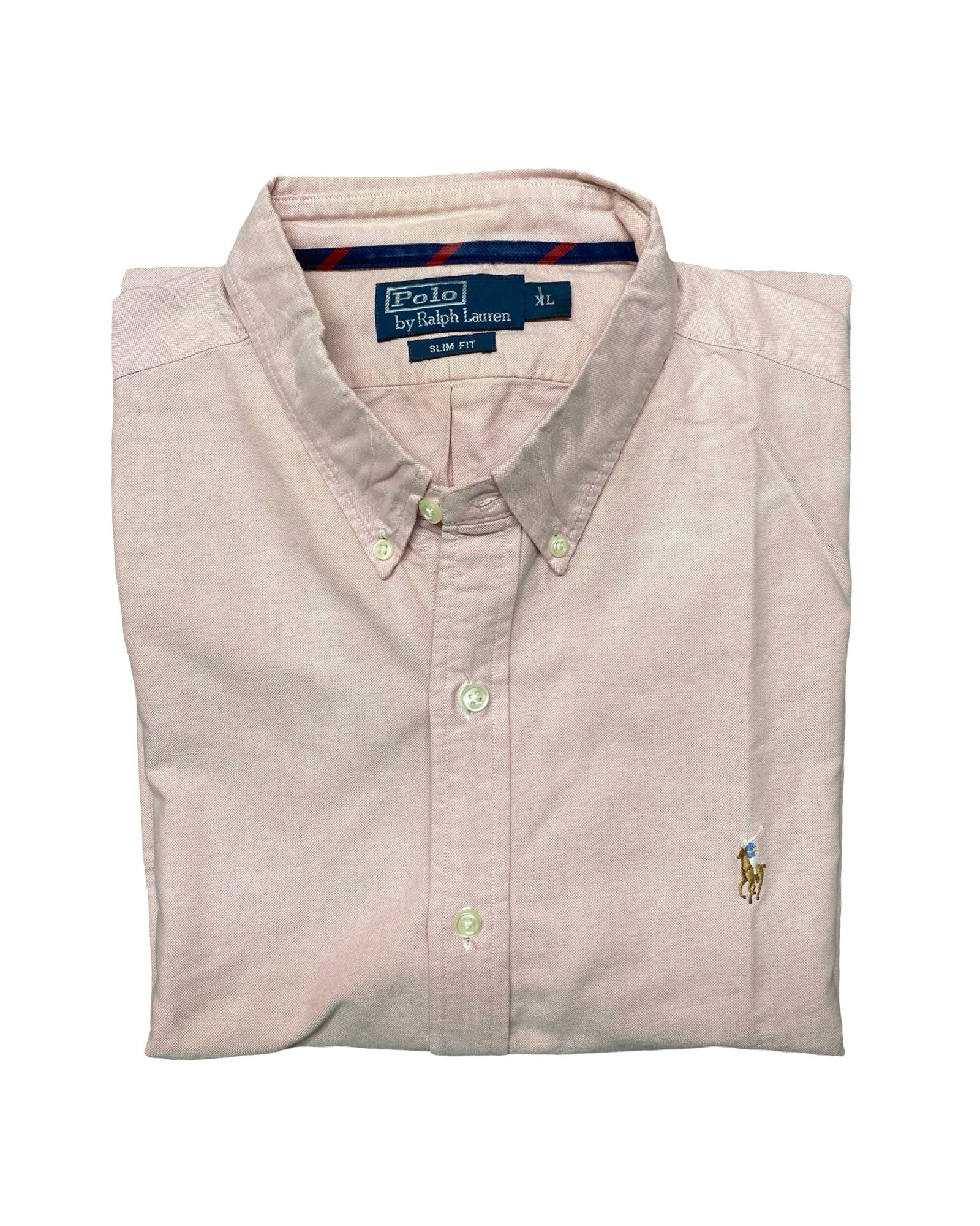 Ralph Lauren Light Peach Oxford Shirt | Large | Chest 24.5”